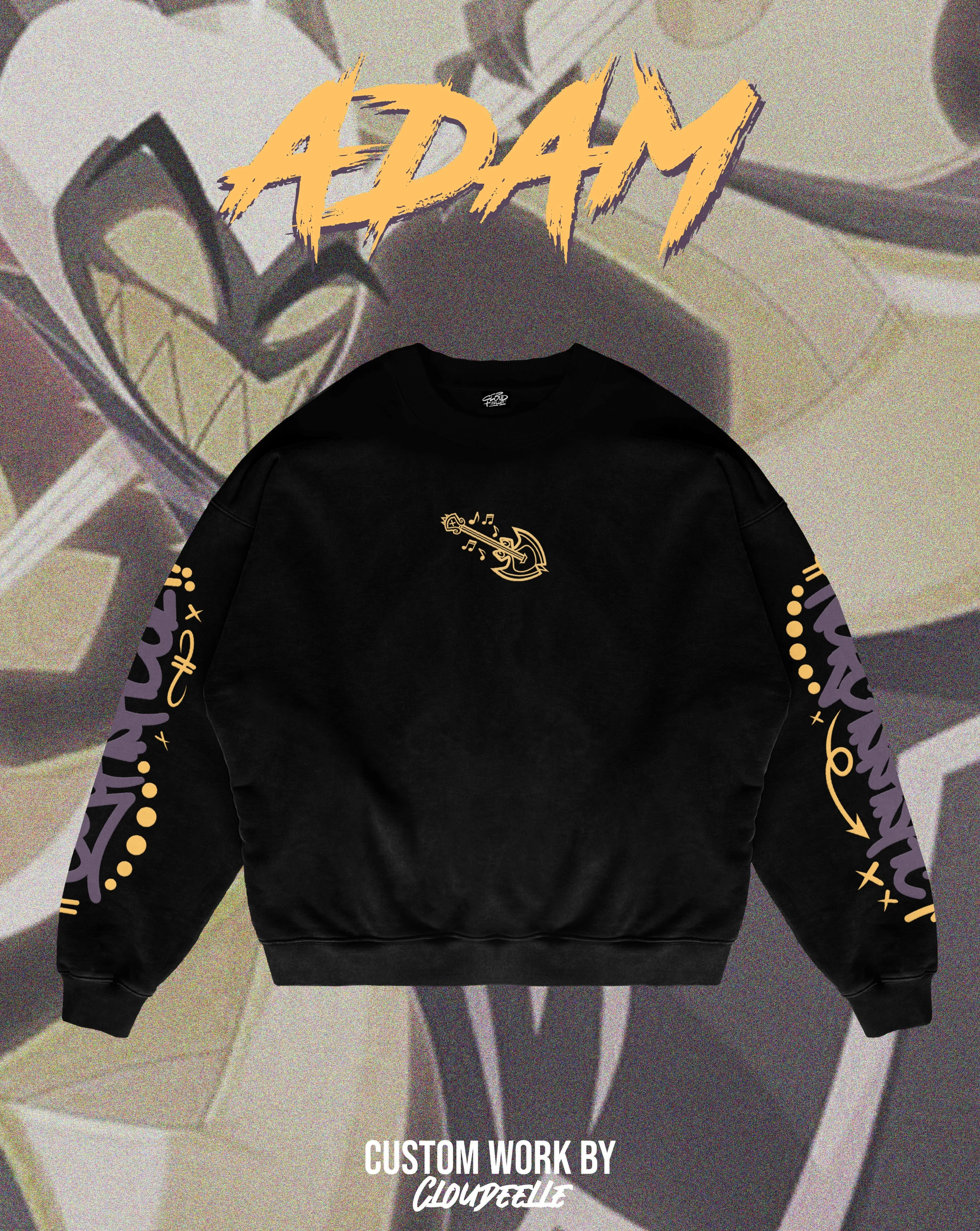 "Adam" - Oversized Crewneck
