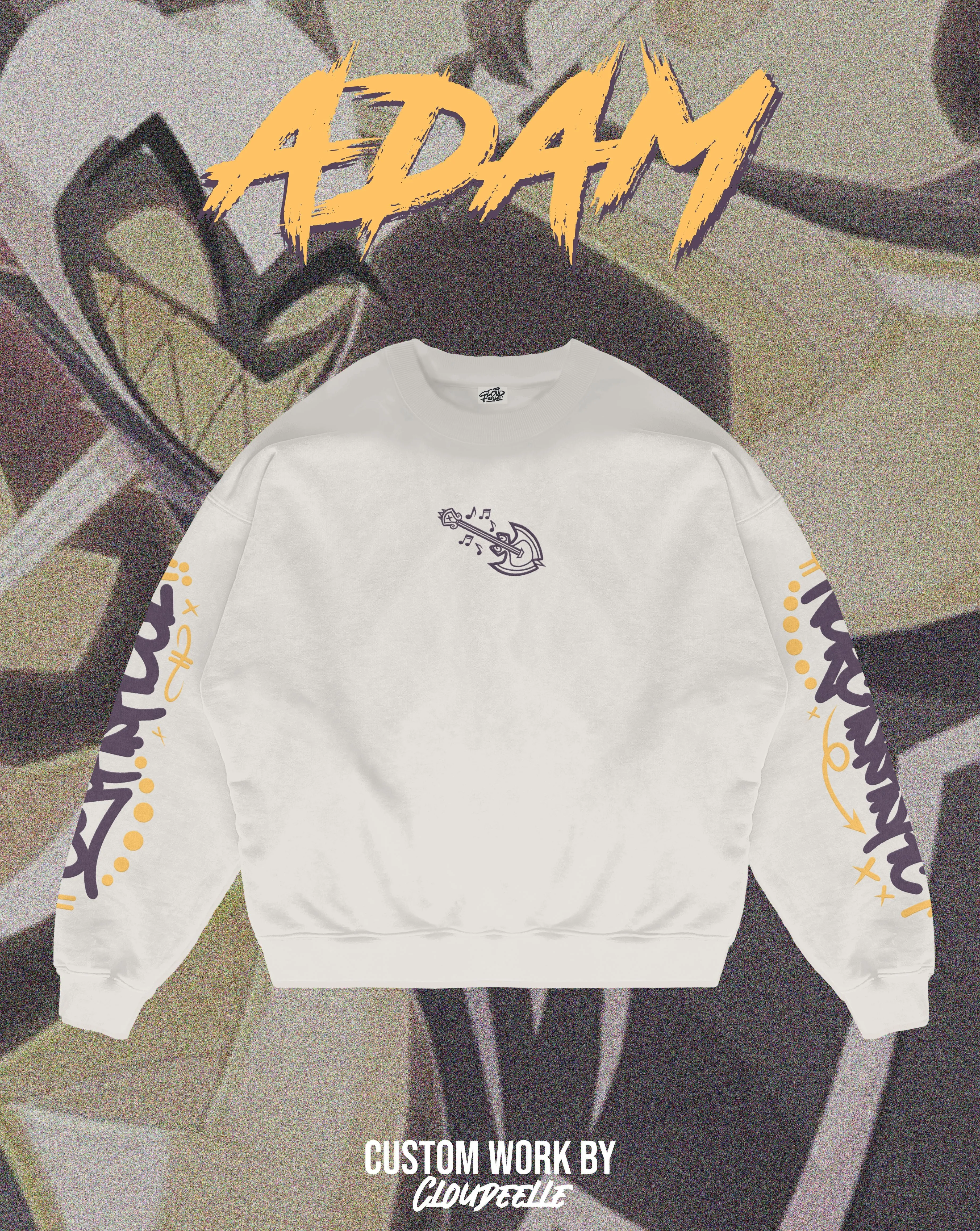 "Adam" - Oversized Crewneck