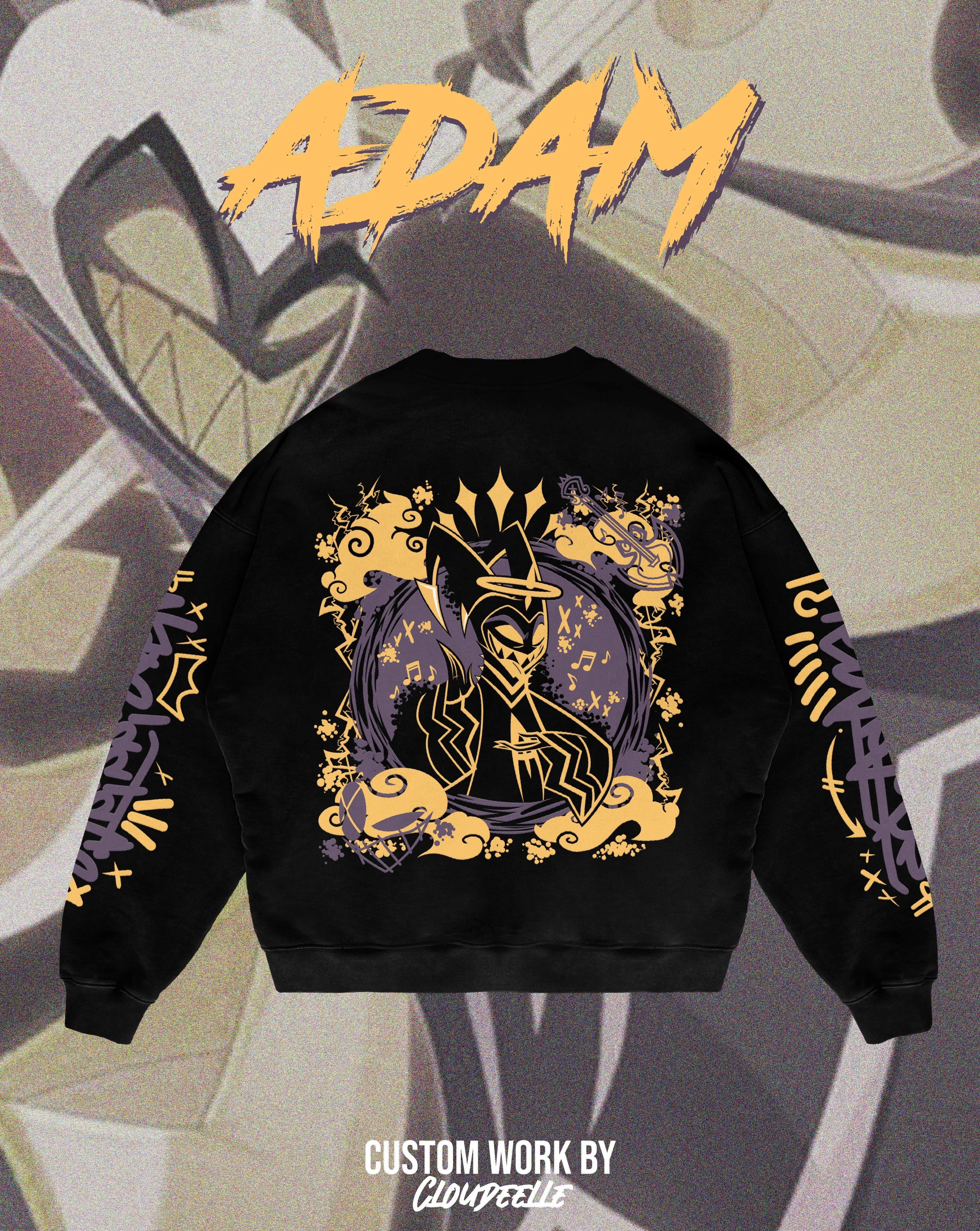 "Adam" - Oversized Crewneck