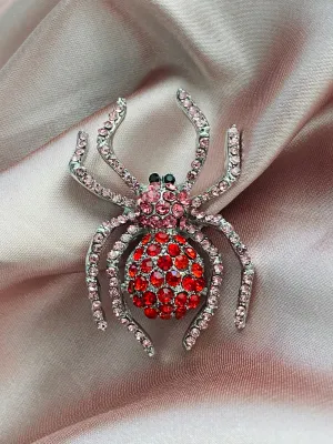 "Be mine!" Valentines Spider Brooch