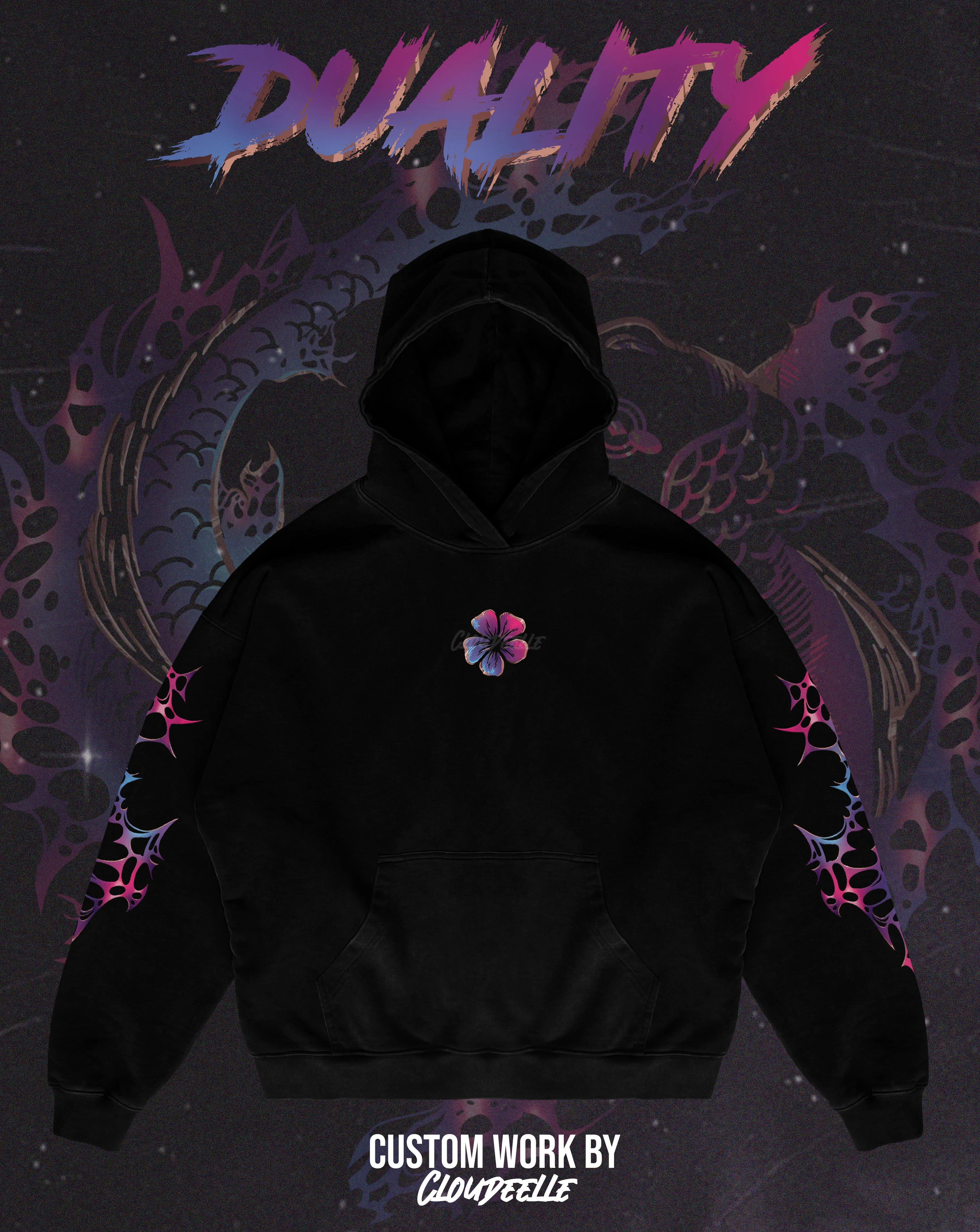 "Duality" - Oversized Hoodie