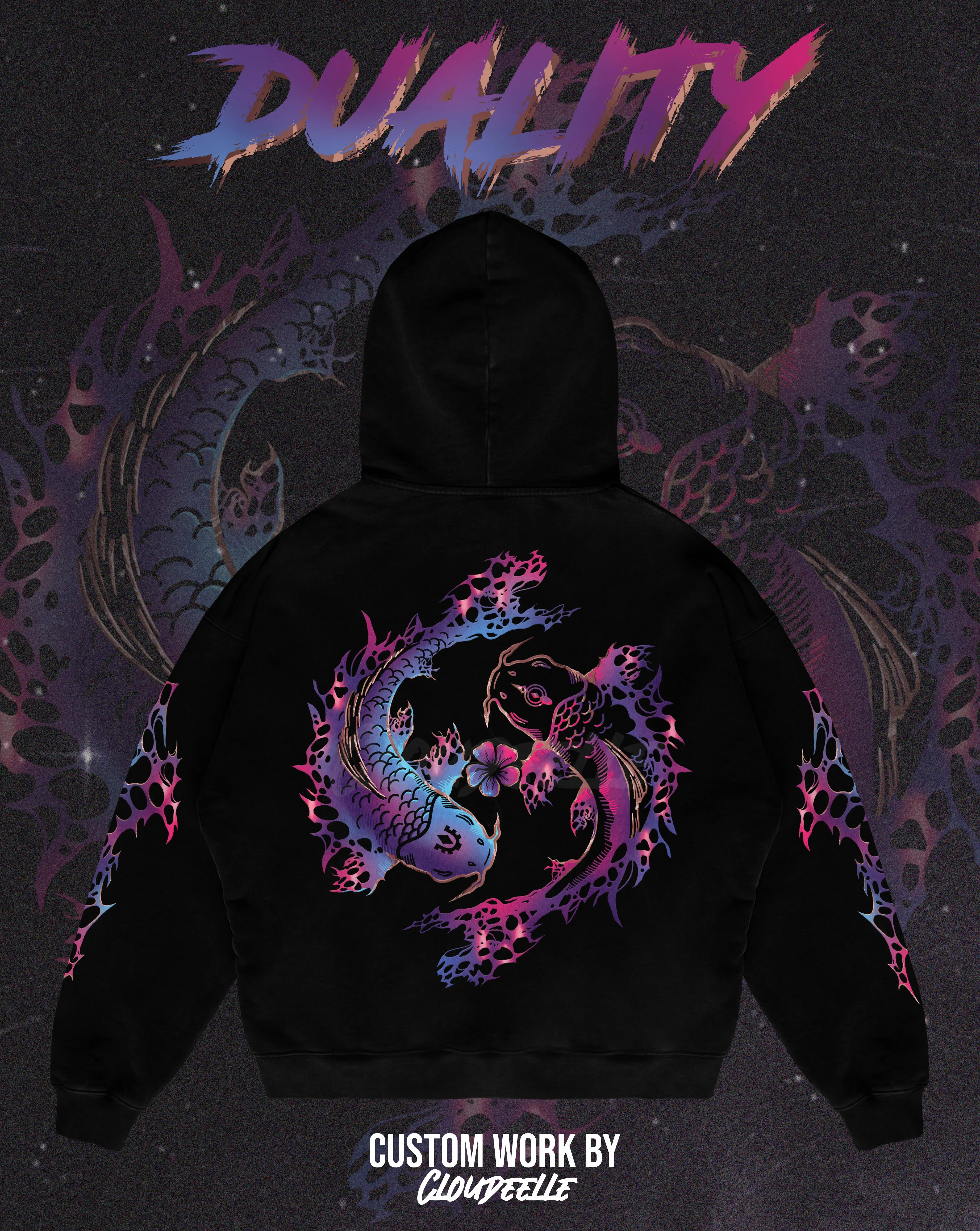 "Duality" - Oversized Hoodie