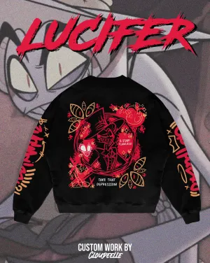 "Lucifer" - Oversized Crewneck