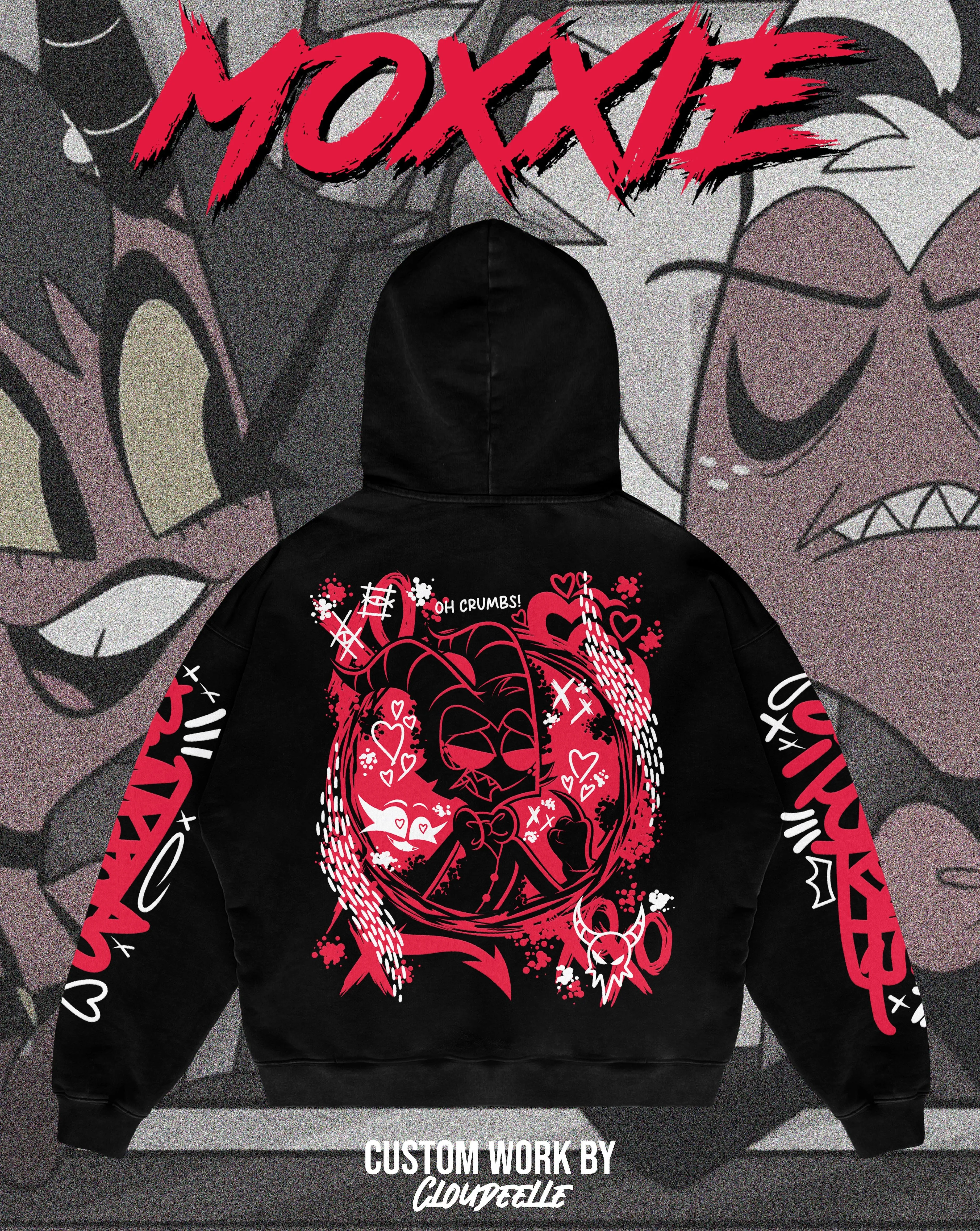 "Moxxie" - Oversized ZIP-UP Hoodie