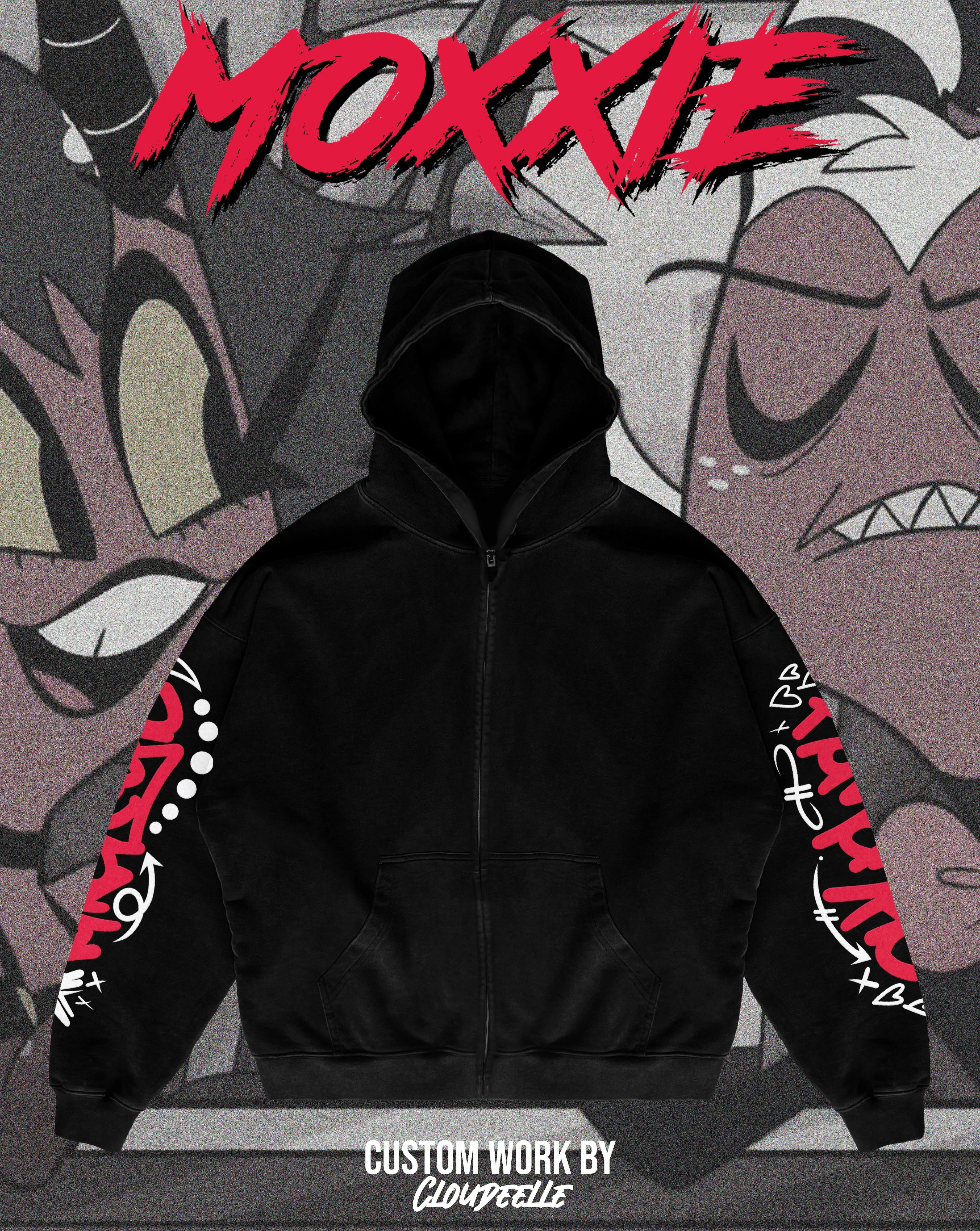 "Moxxie" - Oversized ZIP-UP Hoodie