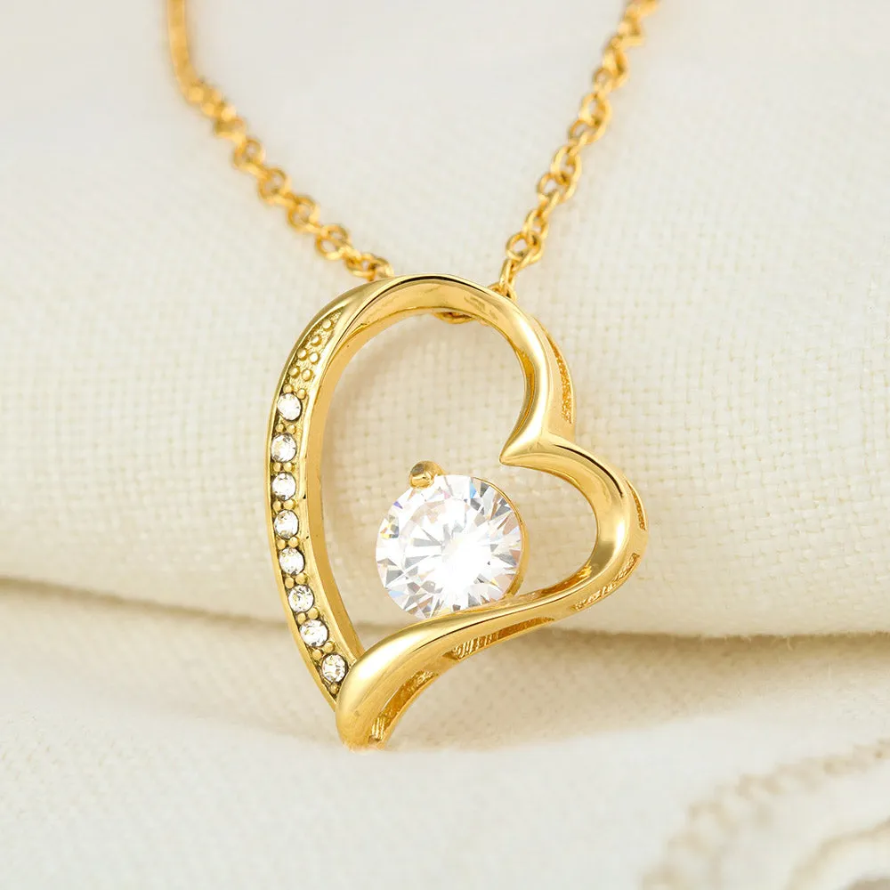 "TO MY WIFE" FOREVER LOVE NECKLACE - YOU COMPLETE ME