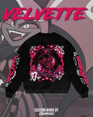 "Velvette" - Oversized Crewneck