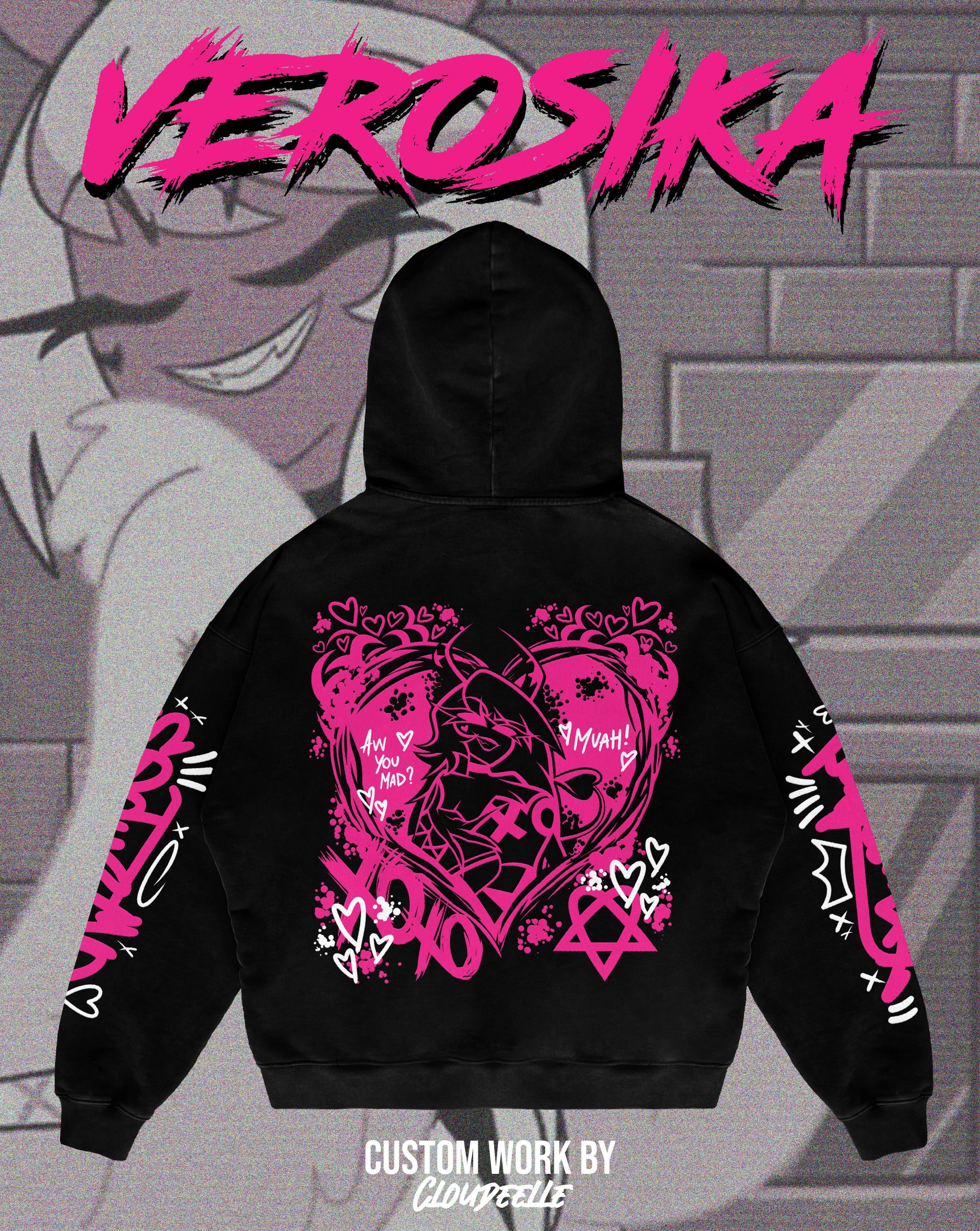 "Verosika" - Oversized ZIP-UP Hoodie