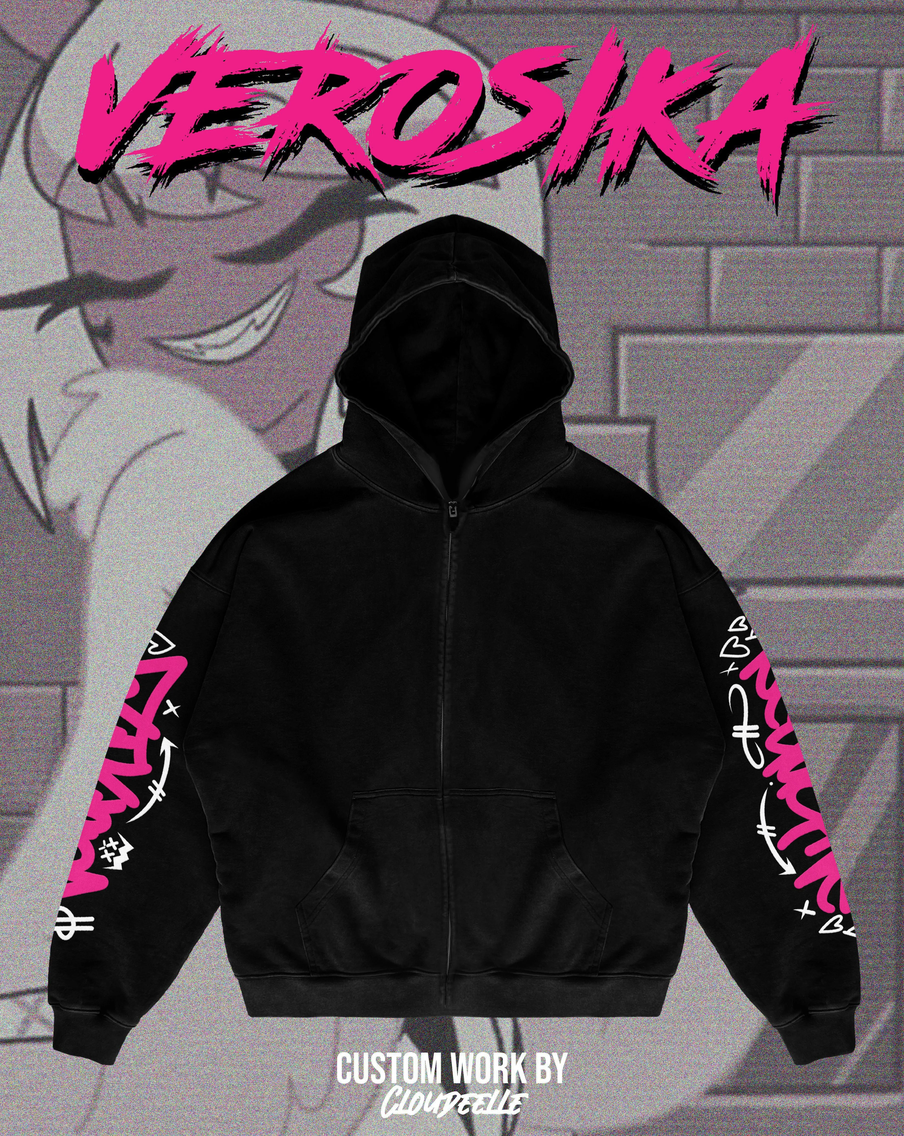 "Verosika" - Oversized ZIP-UP Hoodie