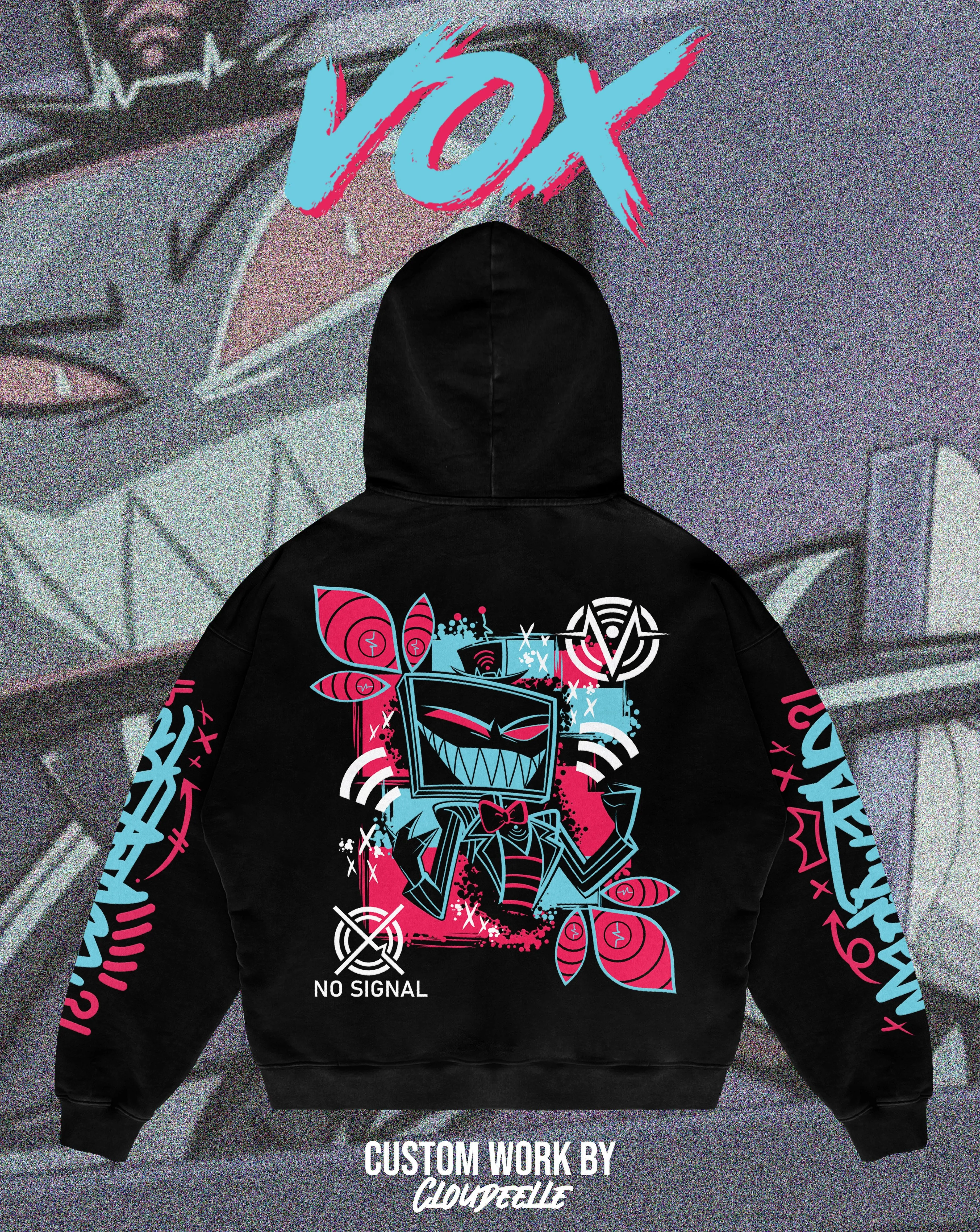 "Vox" - Oversized ZIP-UP Hoodie