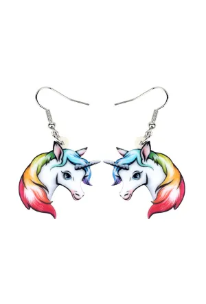 Rainbow Unicorn Earrings