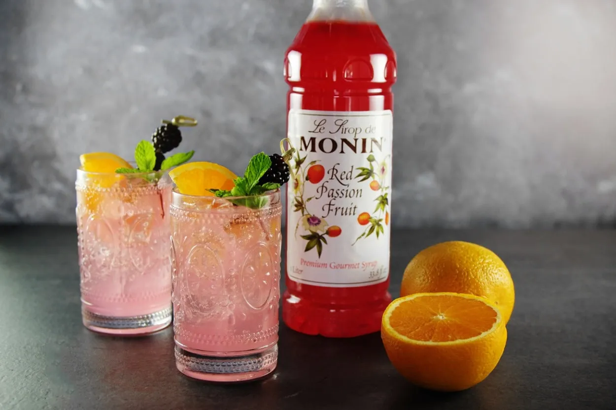 Red Passion Fruit - Monin - Premium Syrups and Flavourings - 4 x 1 L per case
