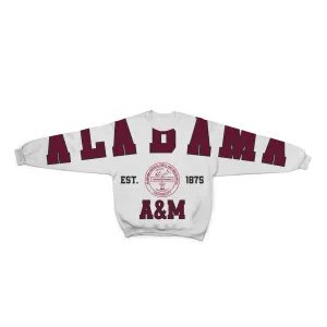 Retro Oversize AAMU Crew