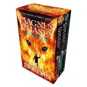 Rick Riordan Magnus Chase 3 Books Box Collection Set (Sword of Summer, Norse Worlds)