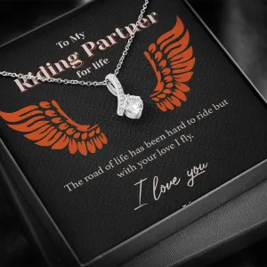 Riding Partner For Life Forever Love Necklace