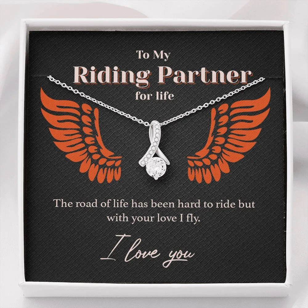 Riding Partner For Life Forever Love Necklace