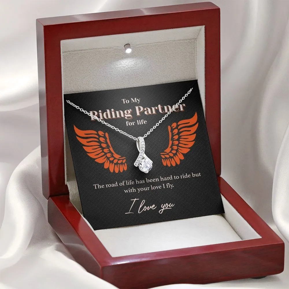 Riding Partner For Life Forever Love Necklace
