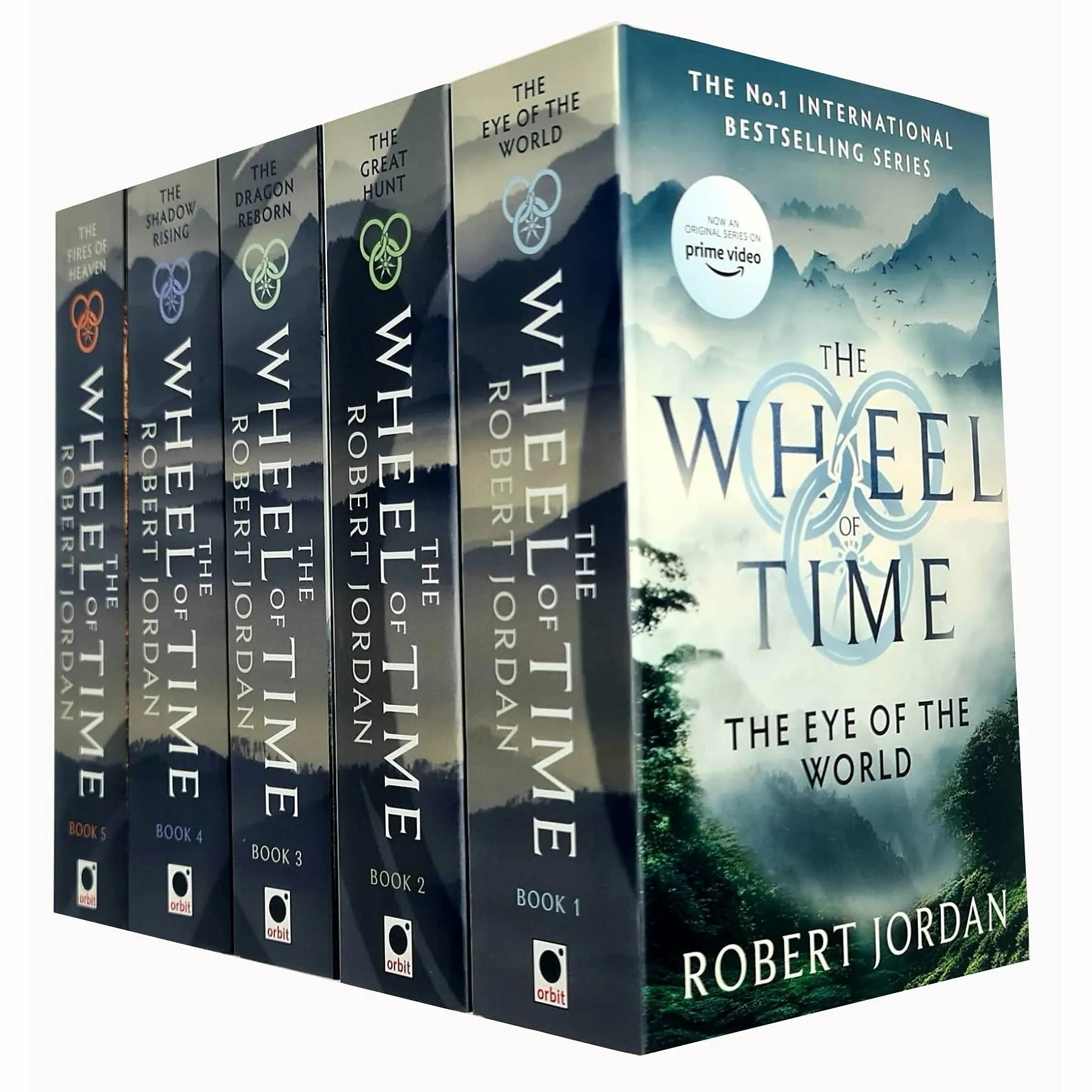 Robert Jordan The Wheel of Time Collection, Set includes Books 1-5