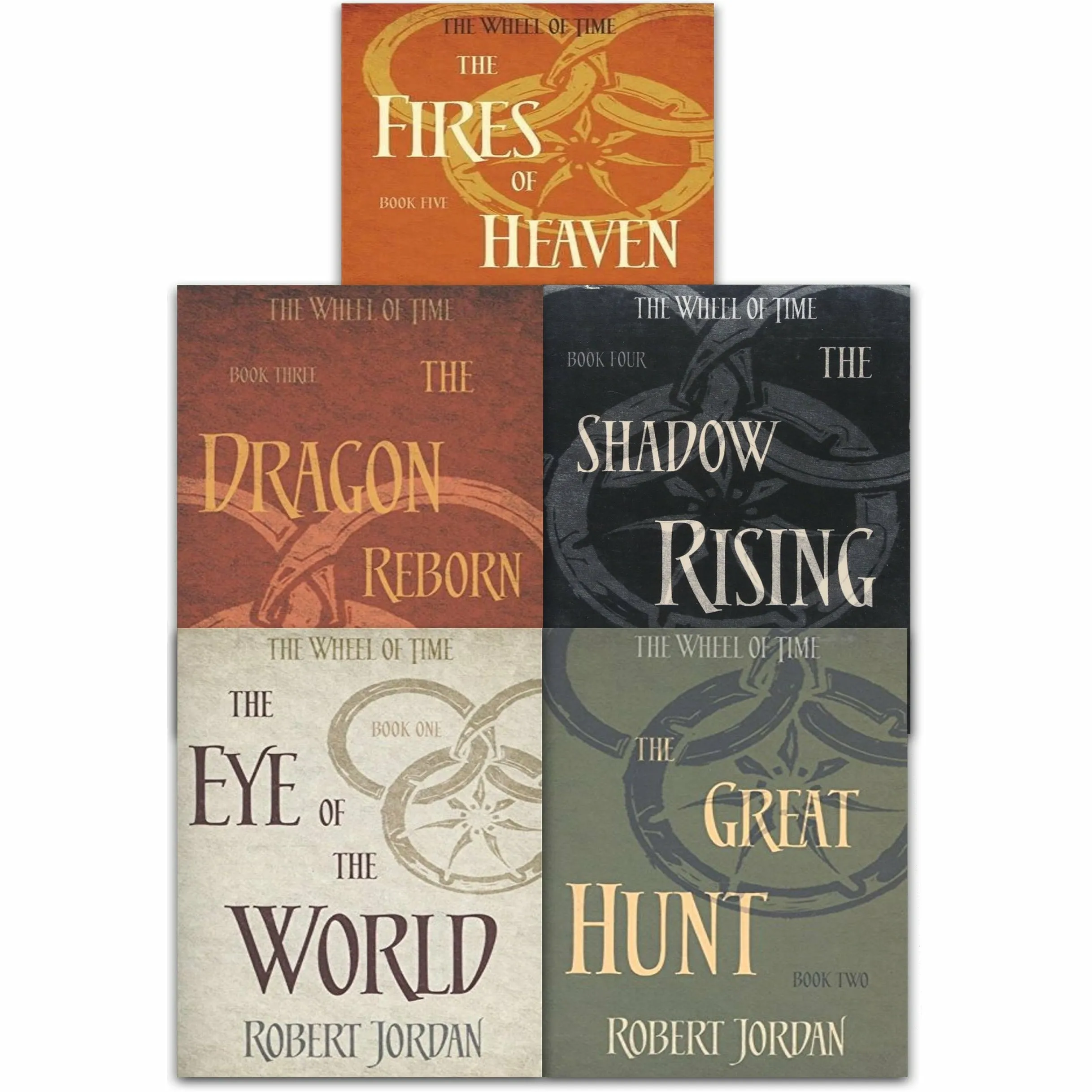 Robert Jordan The Wheel of Time Collection, Set includes Books 1-5