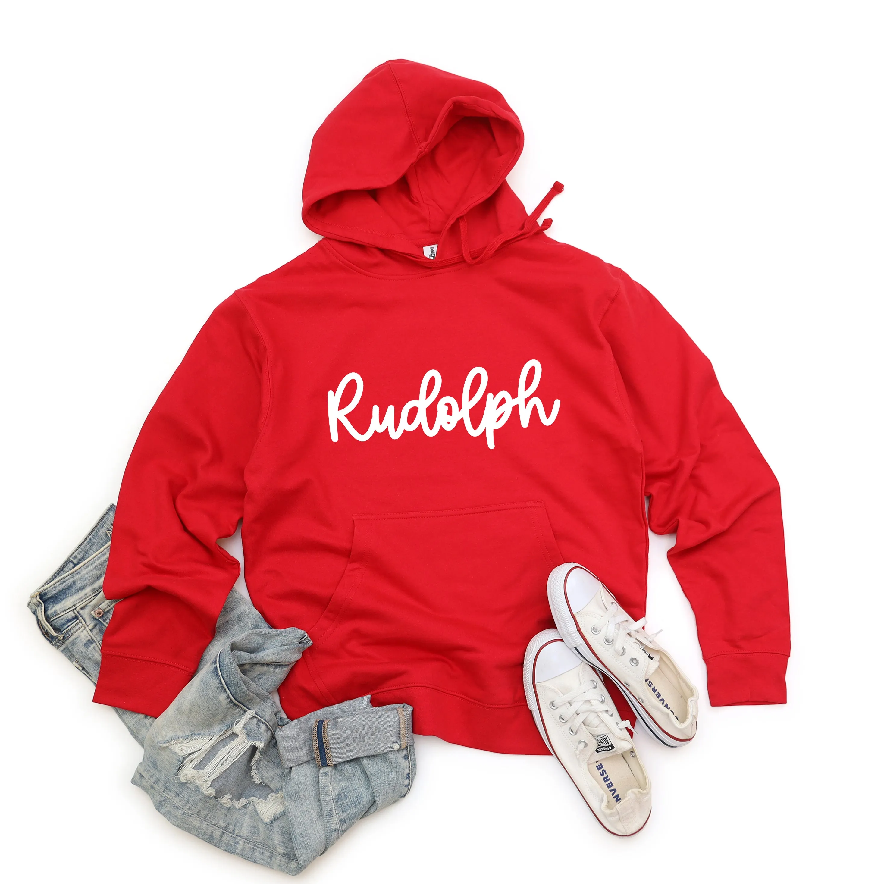 Rudolph Bold Cursive | Hoodie