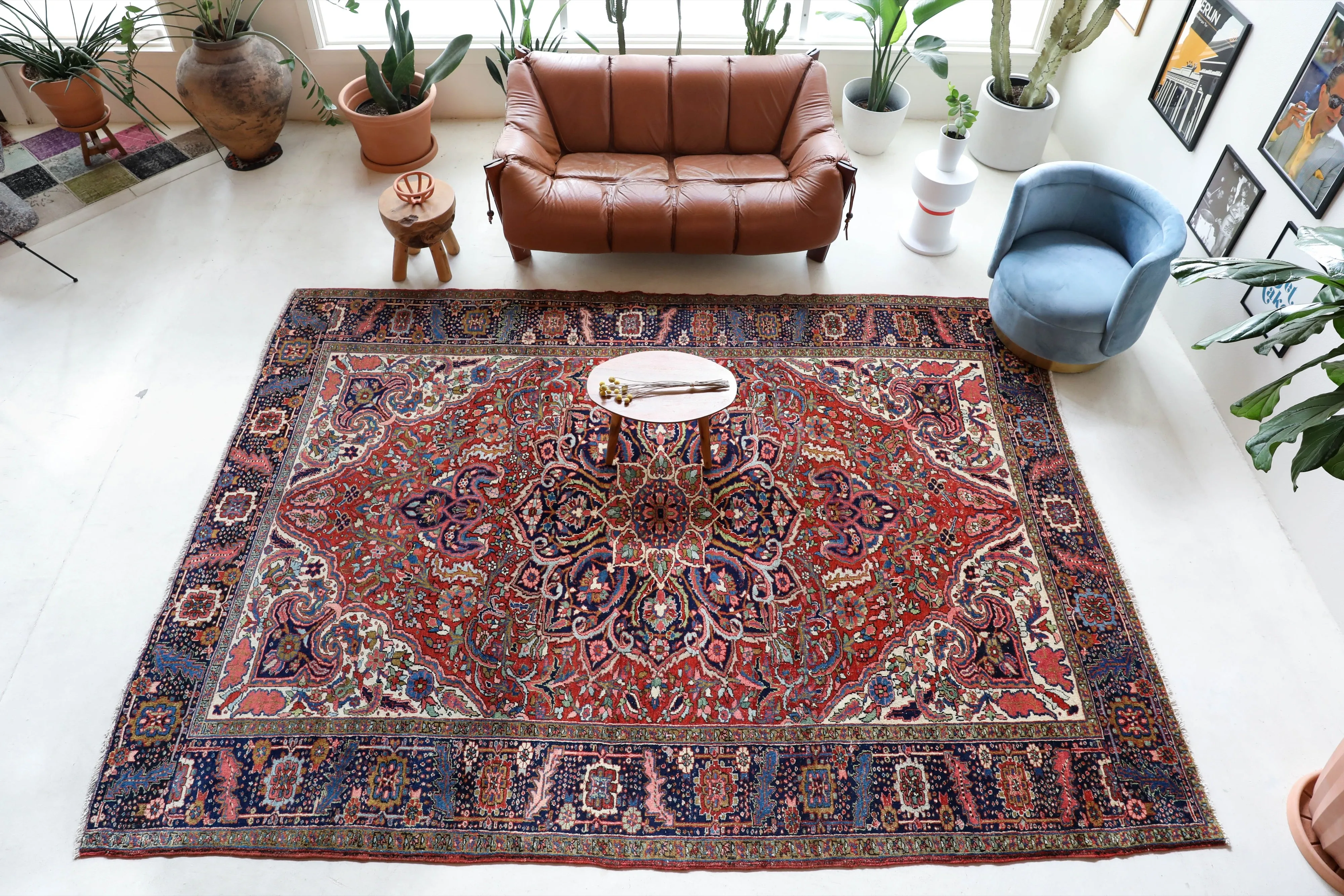 Semi-antique NW Persian Heriz Rug 8'4"x11'8"