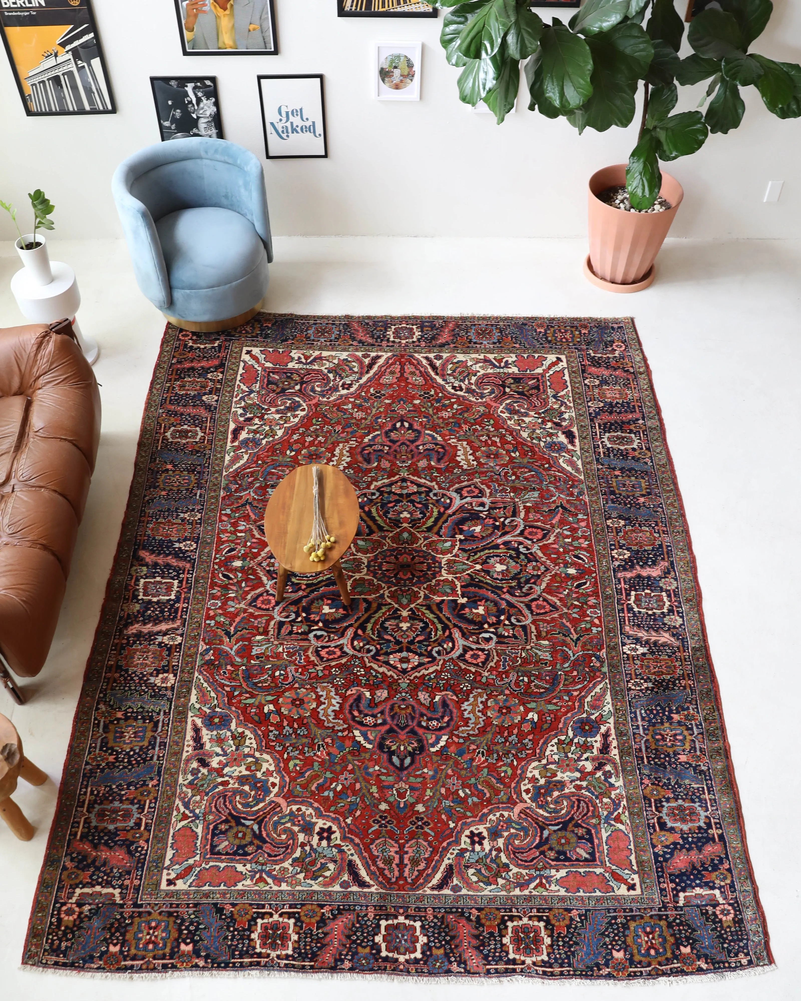 Semi-antique NW Persian Heriz Rug 8'4"x11'8"