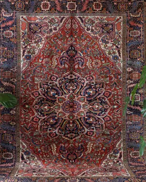 Semi-antique NW Persian Heriz Rug 8'4"x11'8"