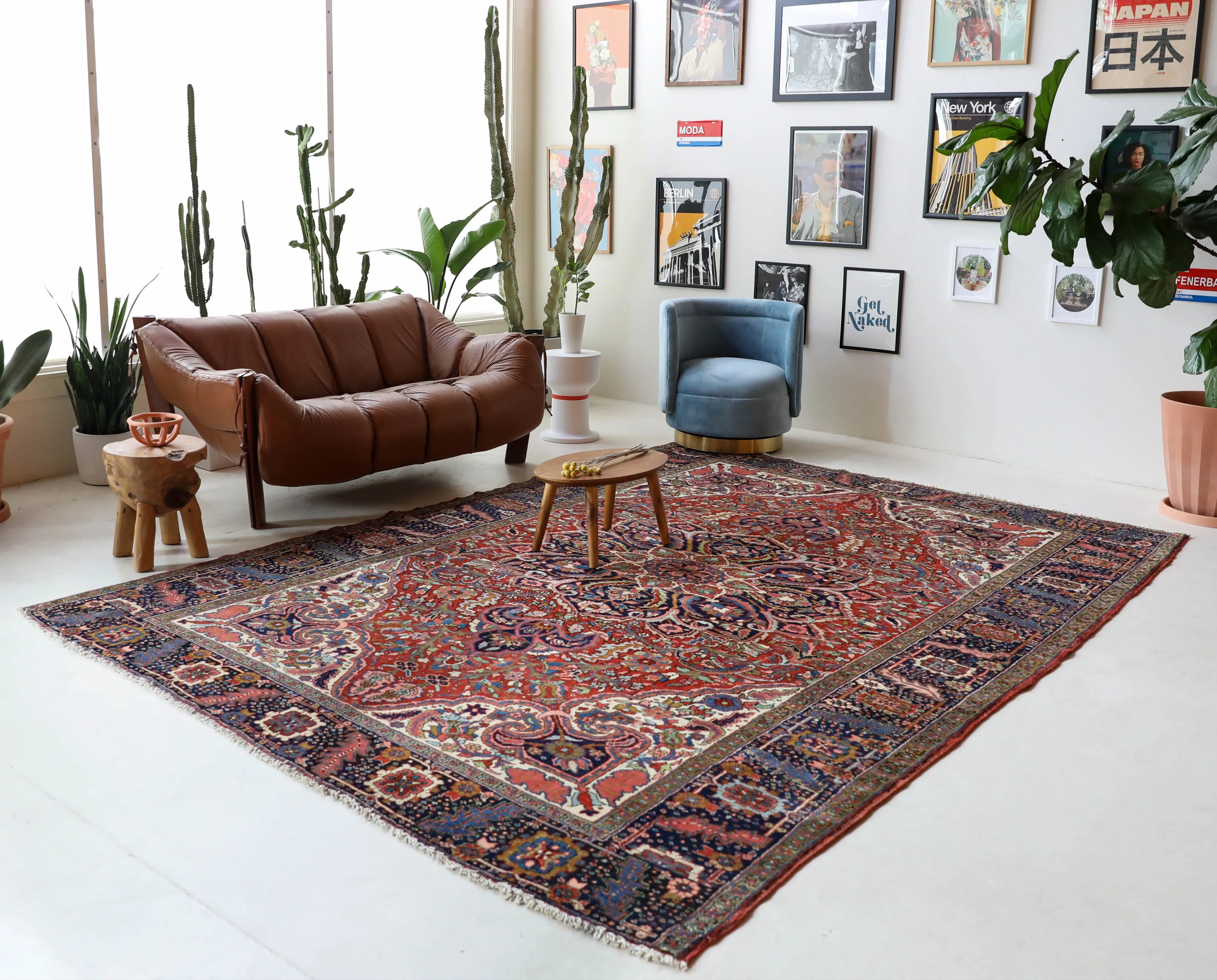 Semi-antique NW Persian Heriz Rug 8'4"x11'8"