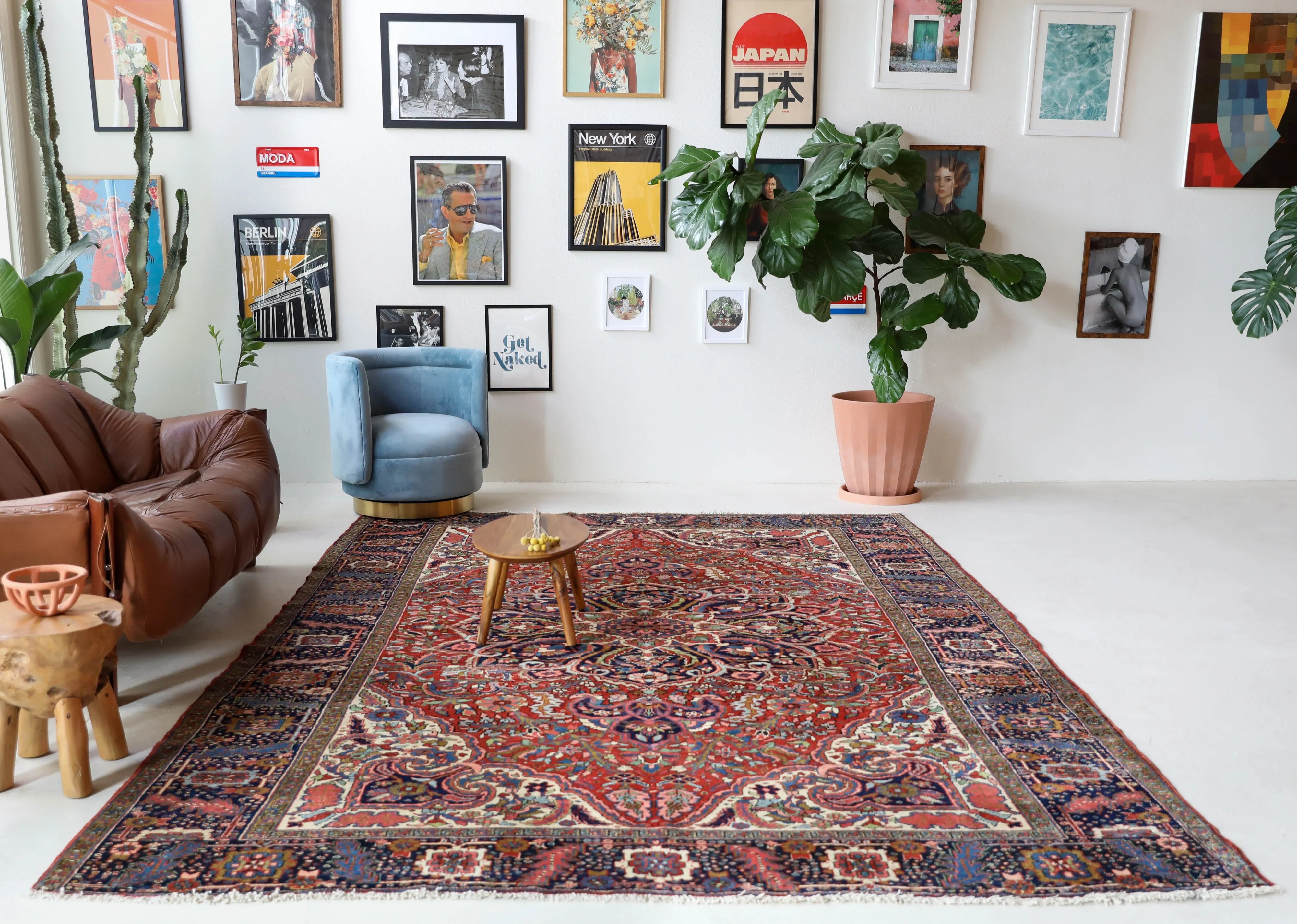 Semi-antique NW Persian Heriz Rug 8'4"x11'8"