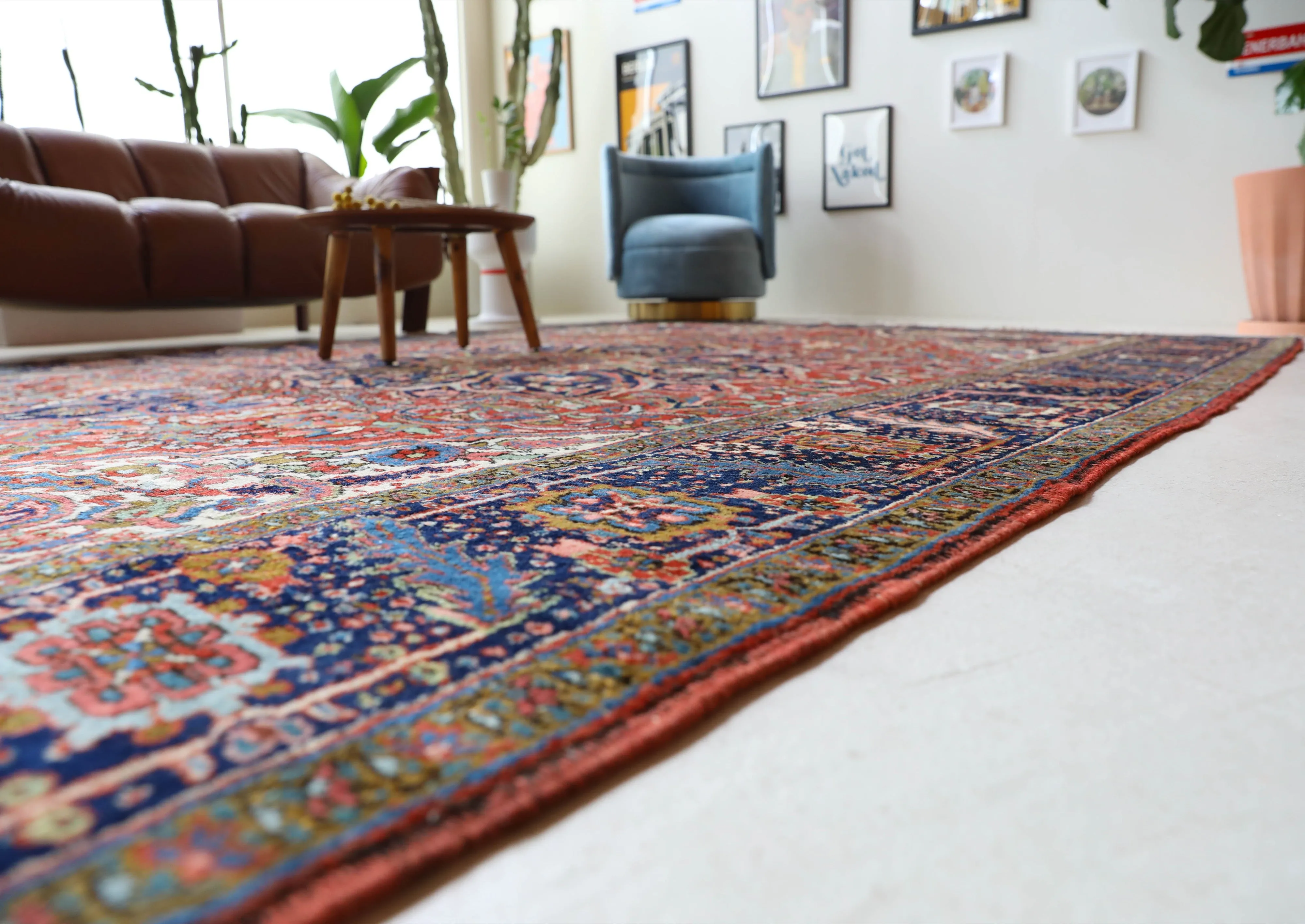 Semi-antique NW Persian Heriz Rug 8'4"x11'8"