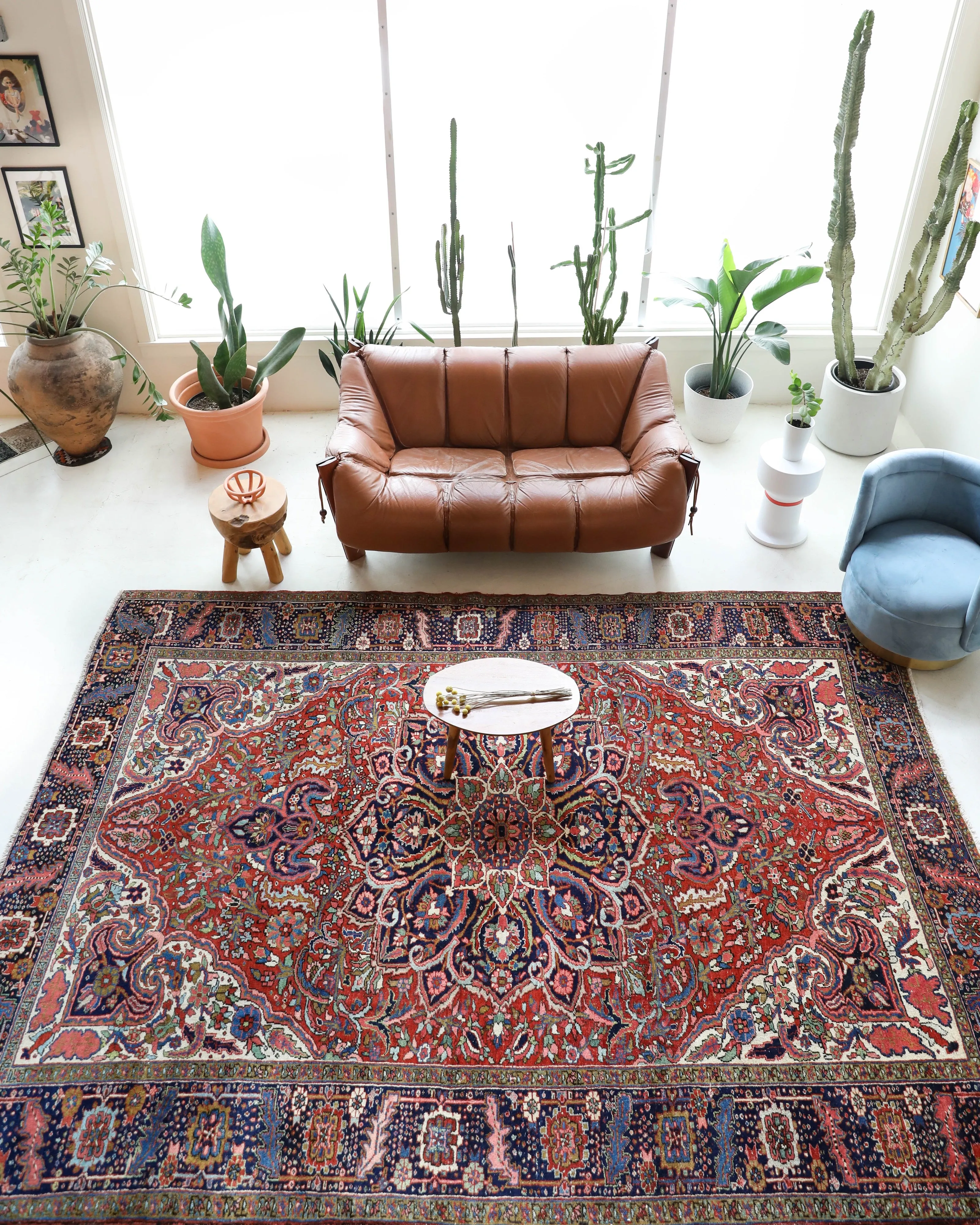 Semi-antique NW Persian Heriz Rug 8'4"x11'8"