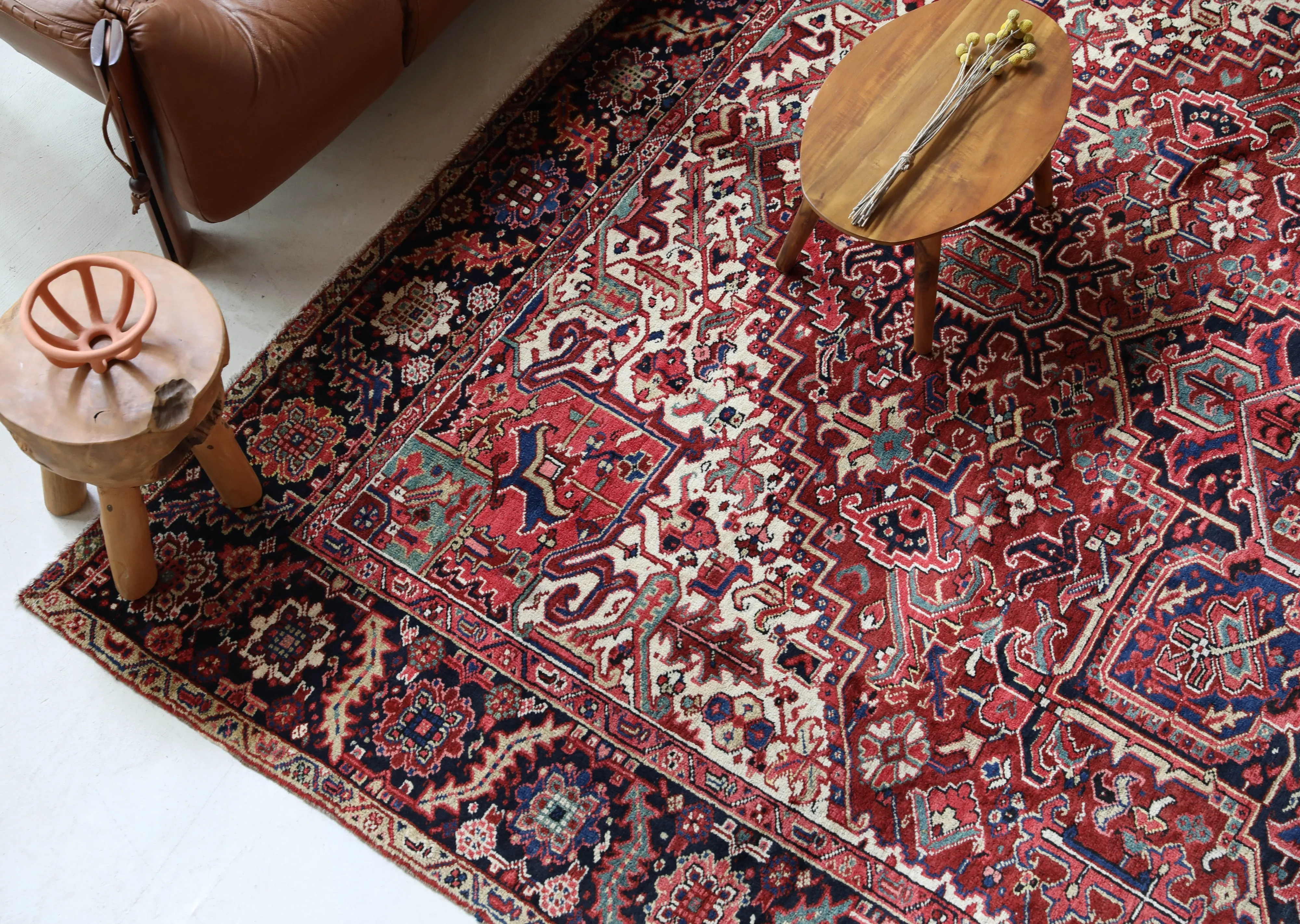 Semi-antique NW Persian Heriz Rug 9'7"x12'3"