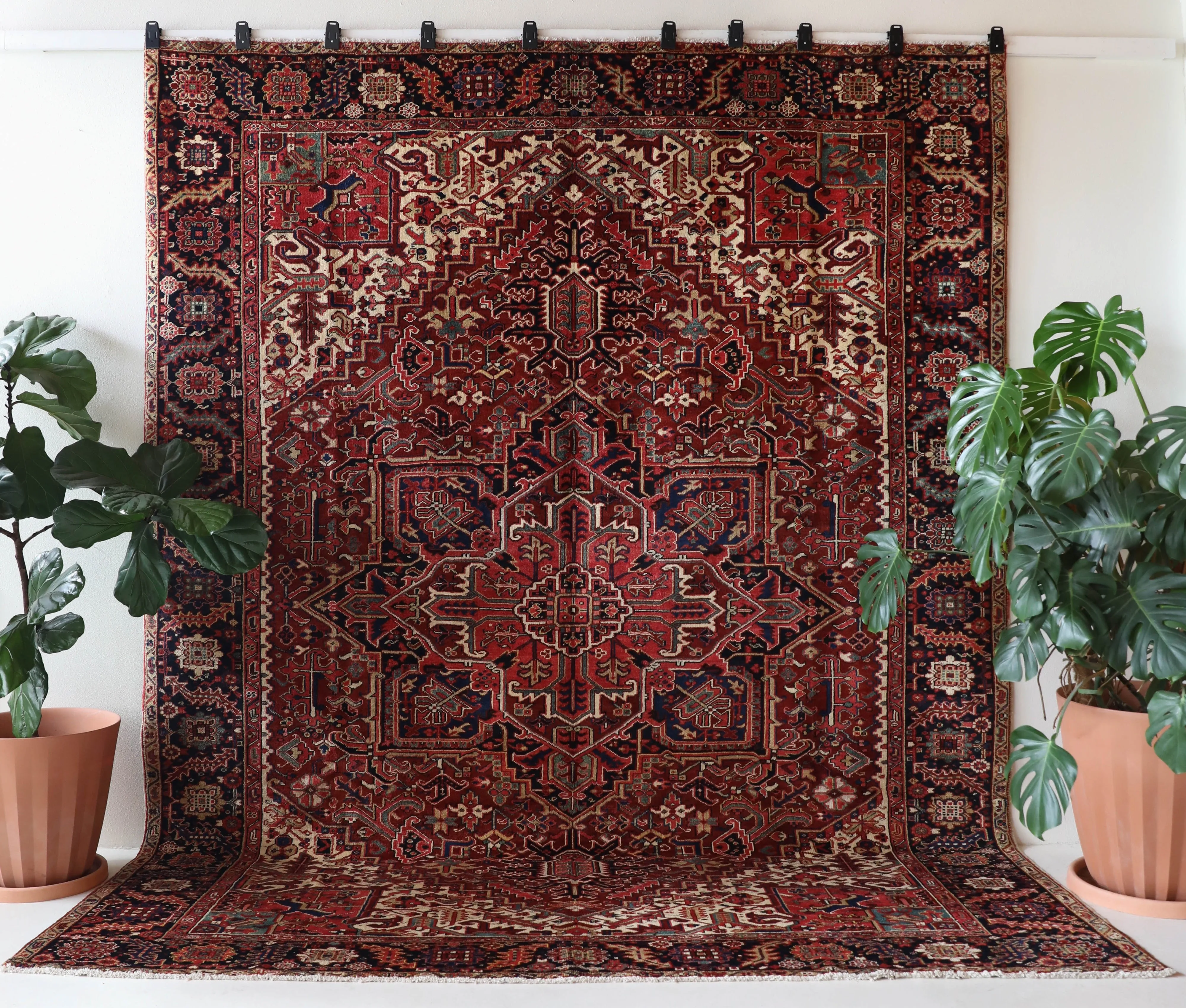 Semi-antique NW Persian Heriz Rug 9'7"x12'3"