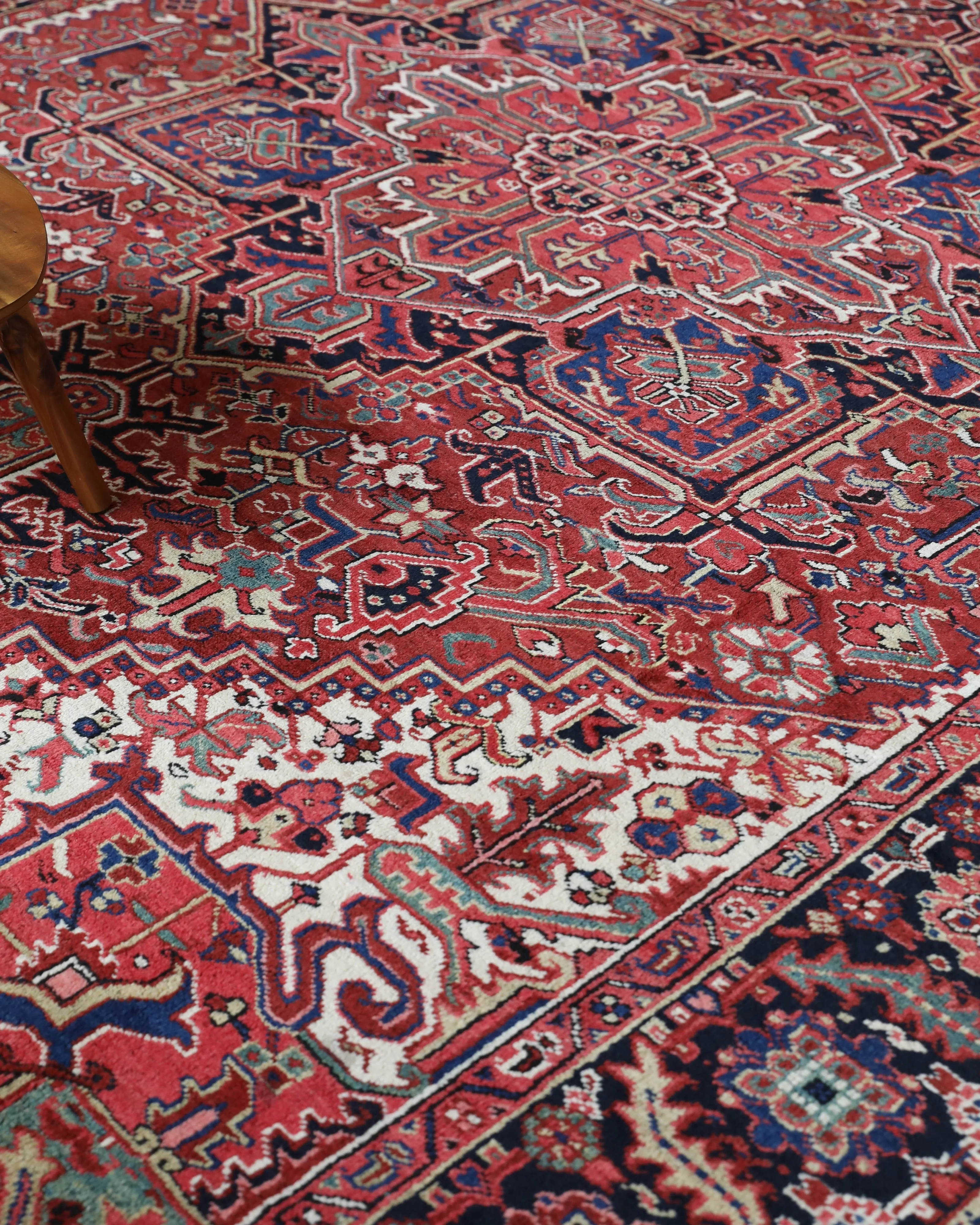 Semi-antique NW Persian Heriz Rug 9'7"x12'3"