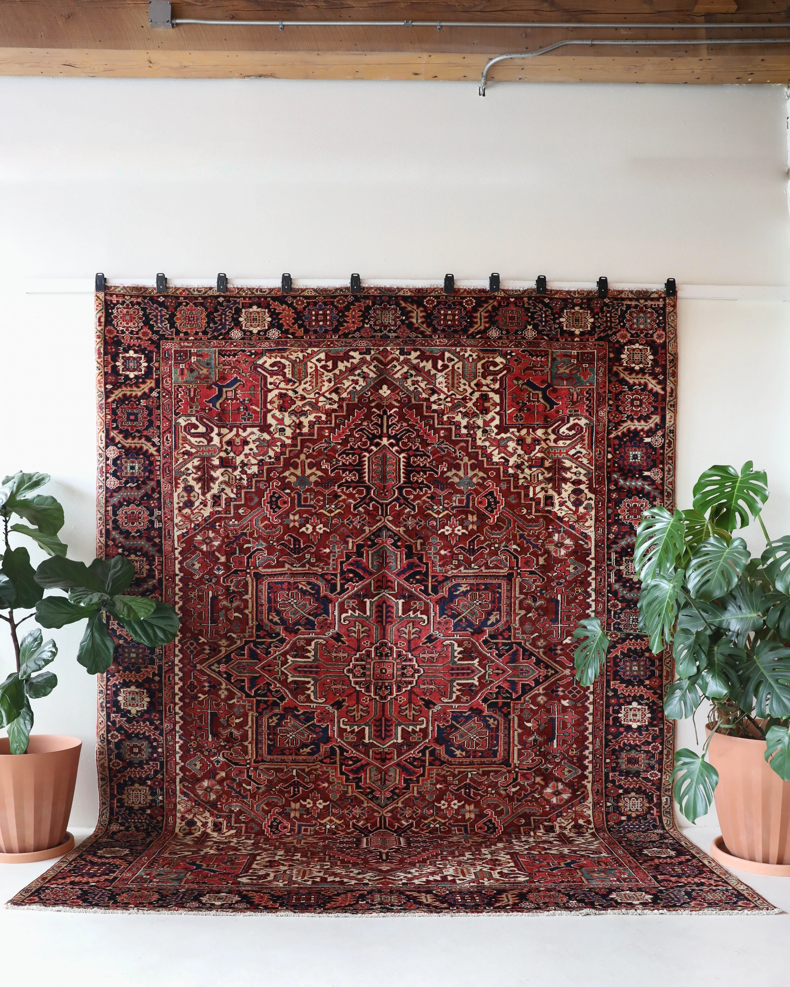 Semi-antique NW Persian Heriz Rug 9'7"x12'3"
