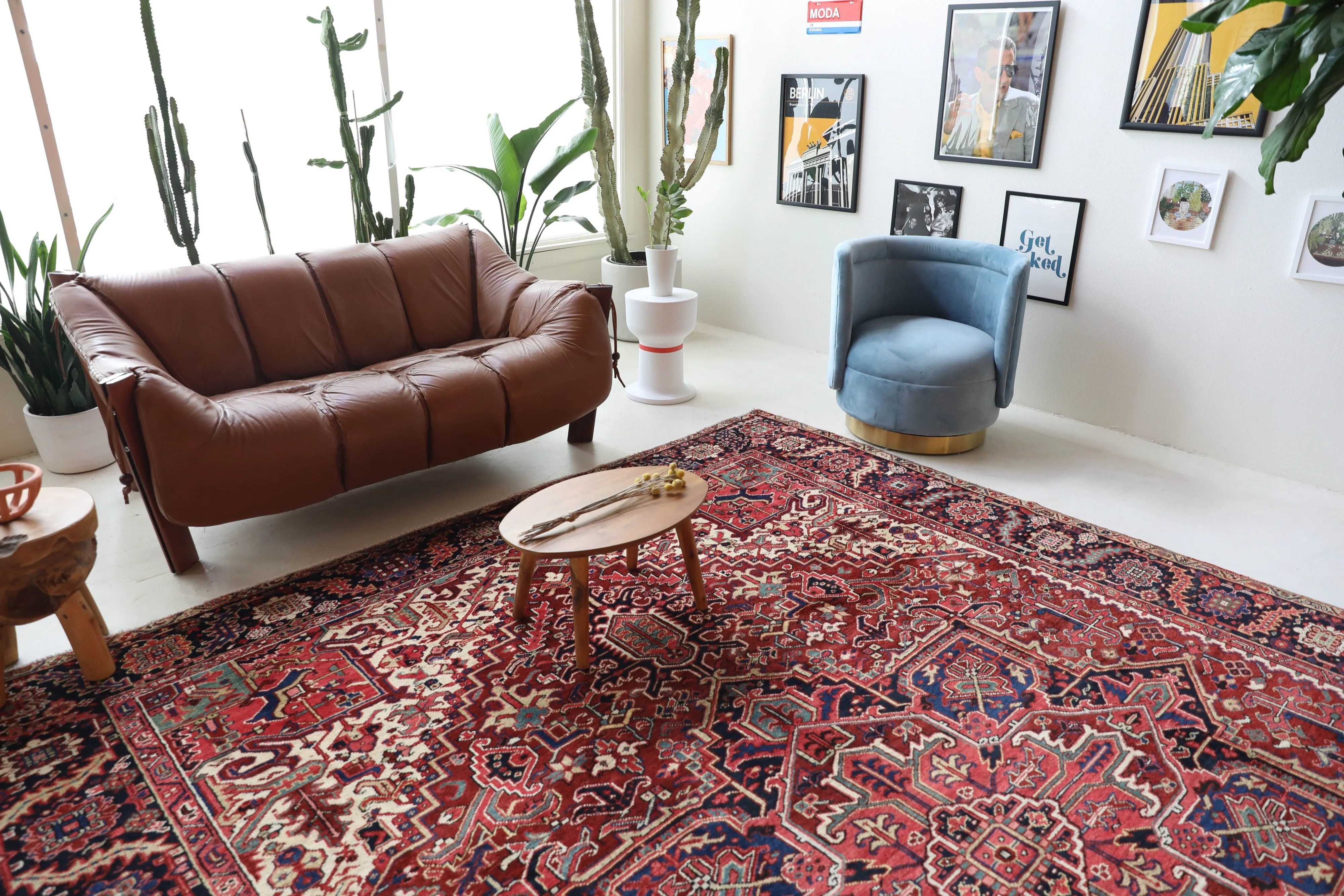 Semi-antique NW Persian Heriz Rug 9'7"x12'3"