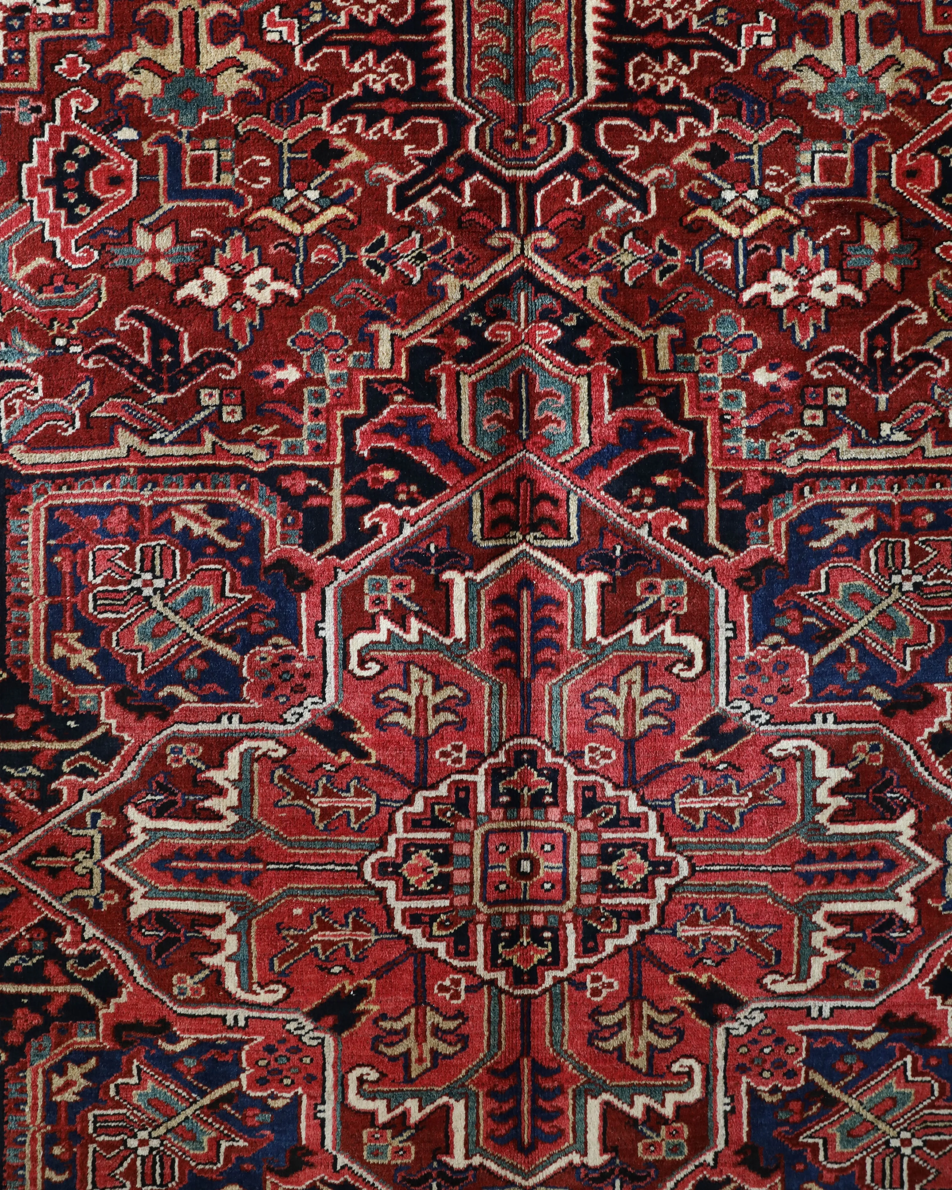 Semi-antique NW Persian Heriz Rug 9'7"x12'3"