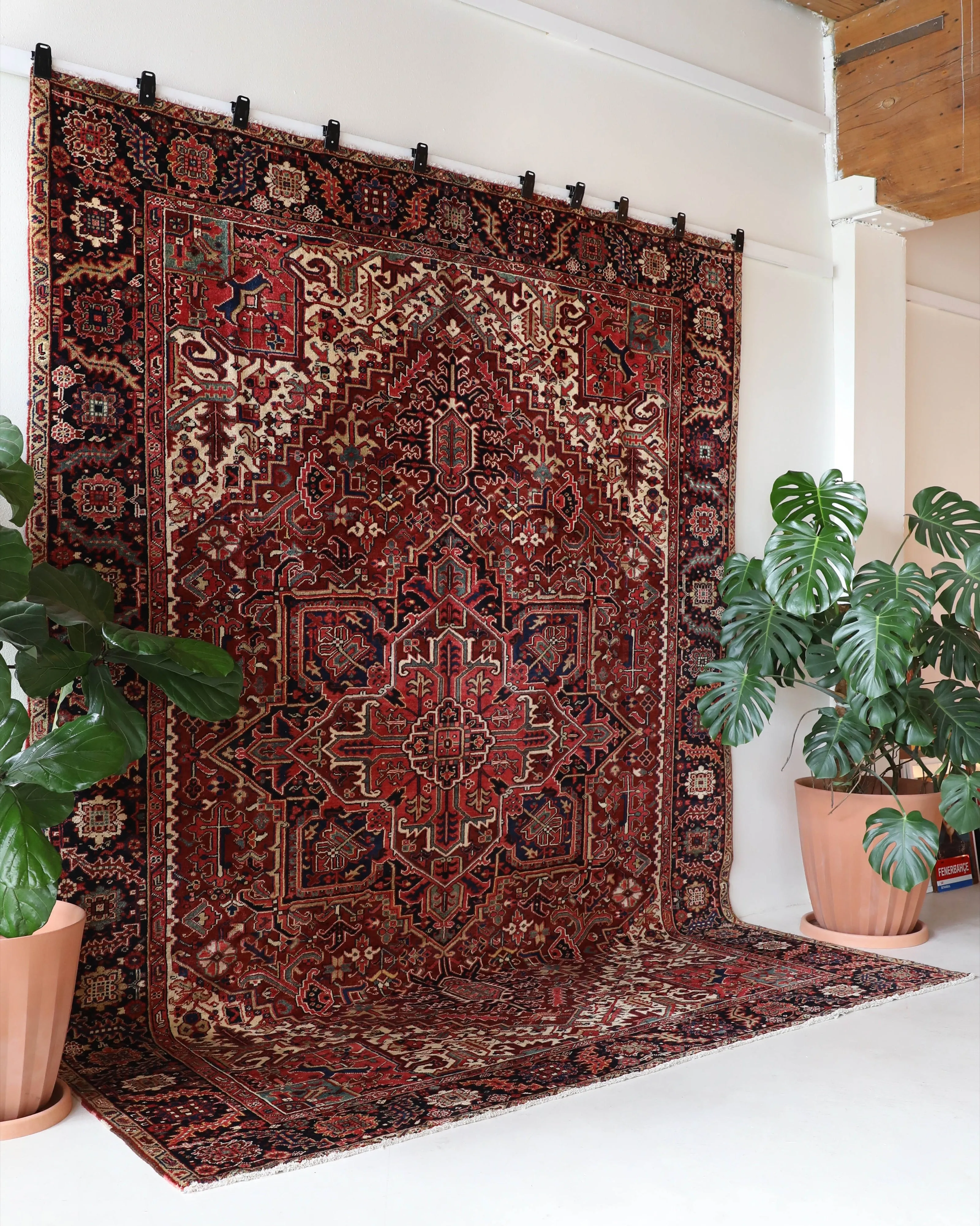 Semi-antique NW Persian Heriz Rug 9'7"x12'3"