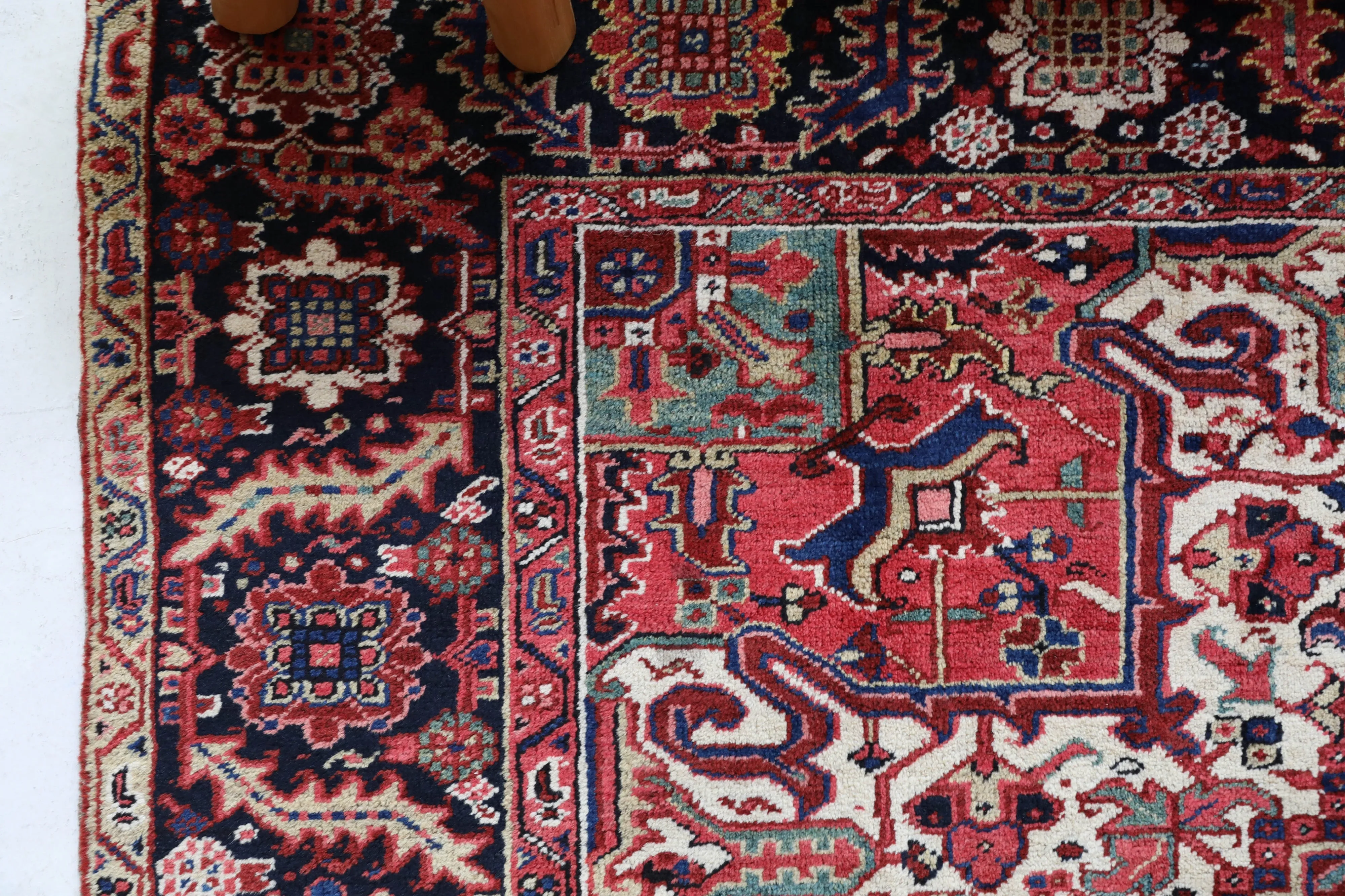 Semi-antique NW Persian Heriz Rug 9'7"x12'3"