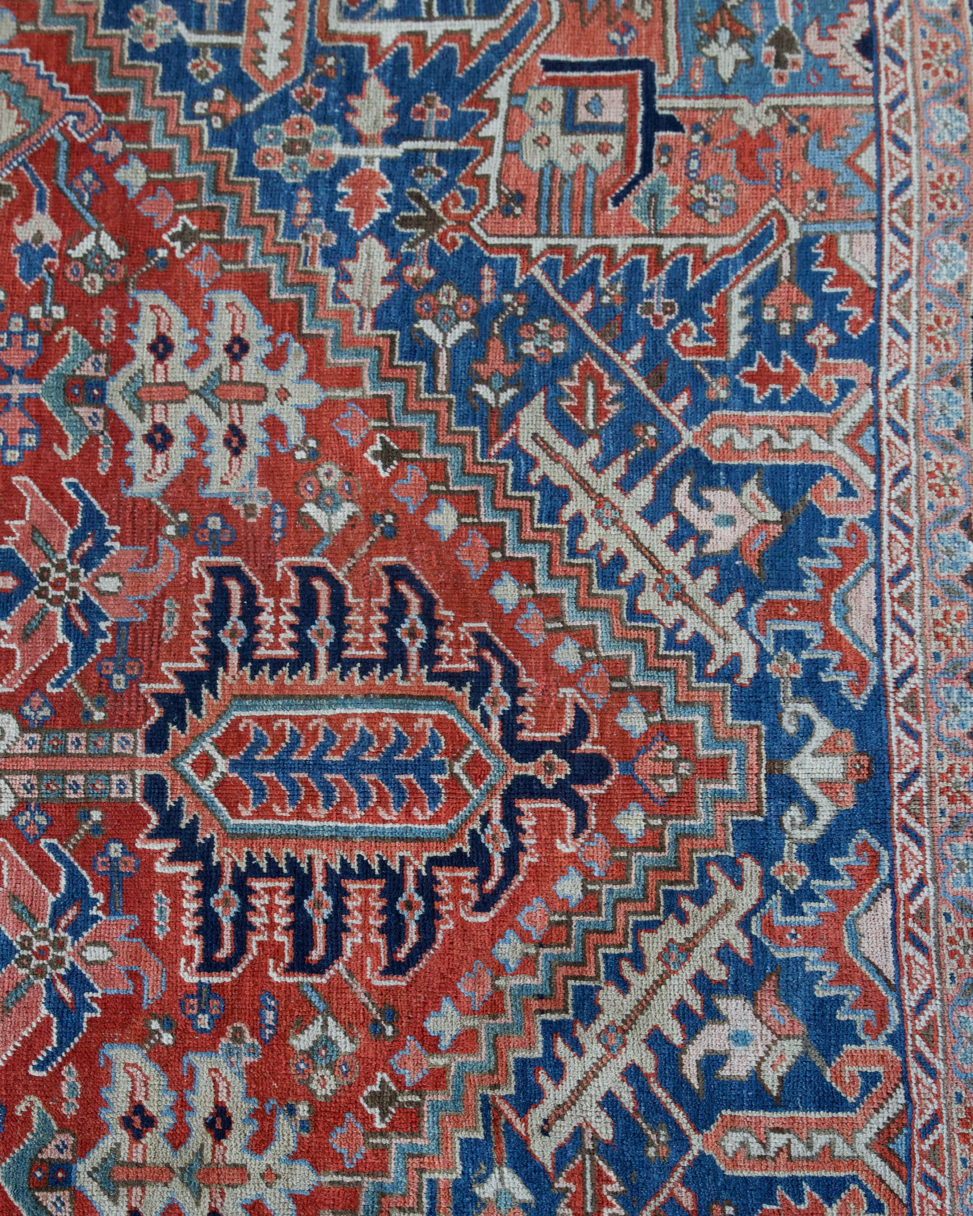 Semi-antique NW Persian Heriz Rug 9'7"x12'