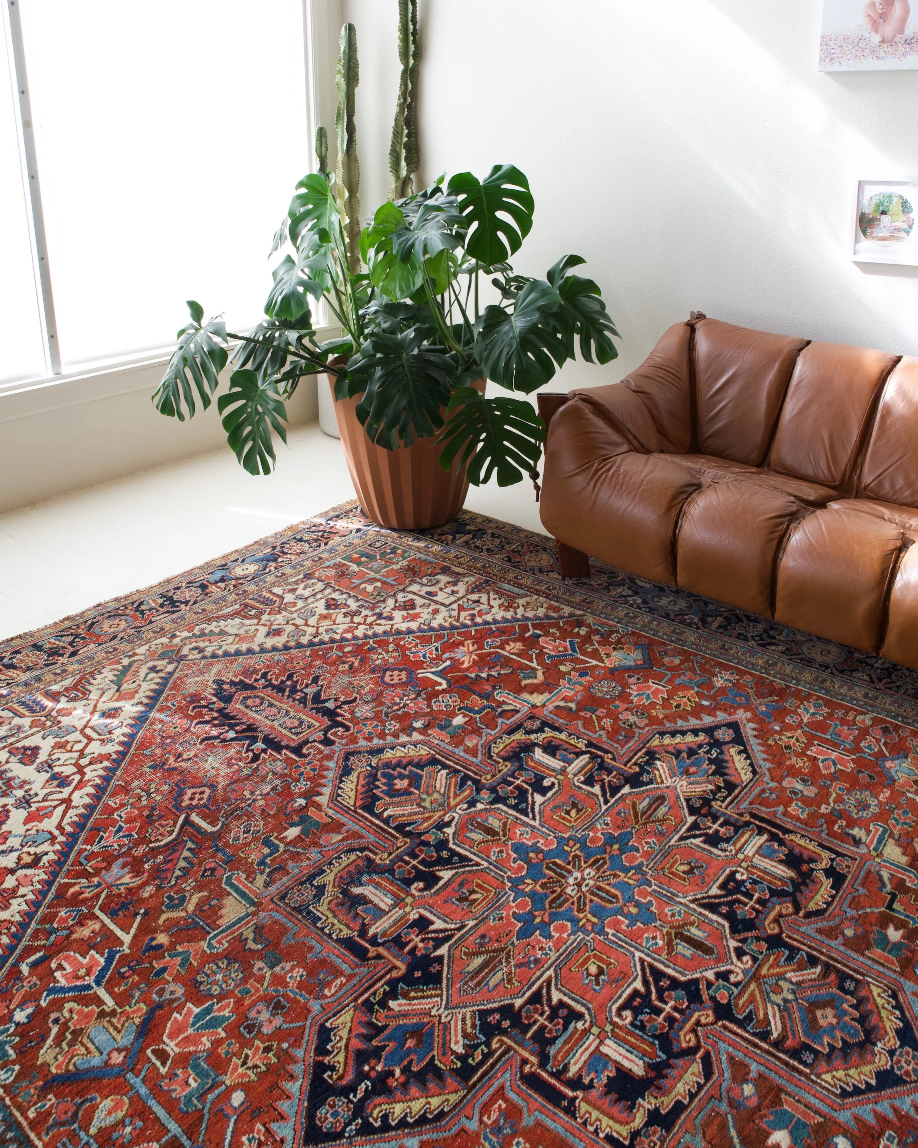 Semi-Antique NW Persian Heriz Rug 9'x12'
