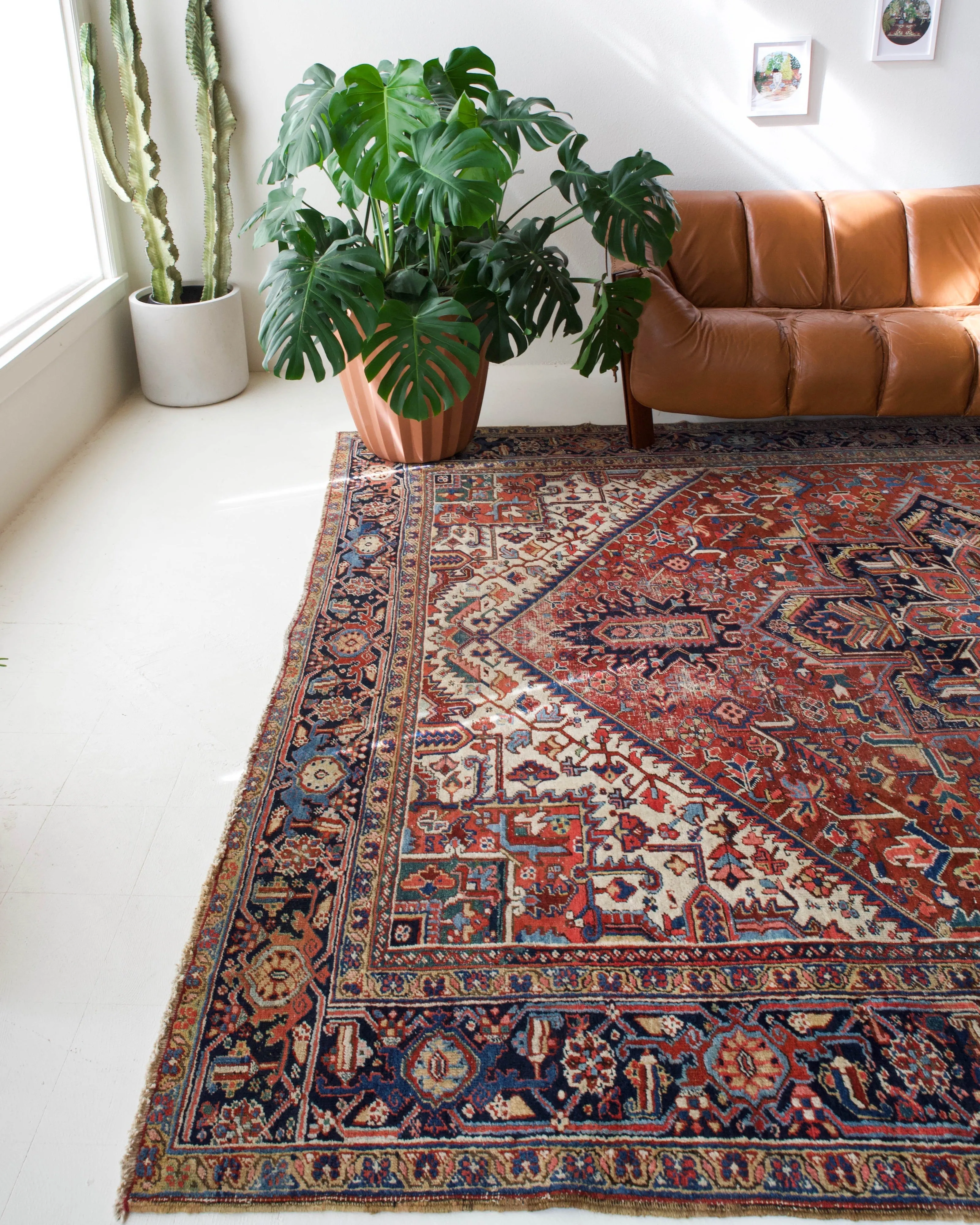 Semi-Antique NW Persian Heriz Rug 9'x12'