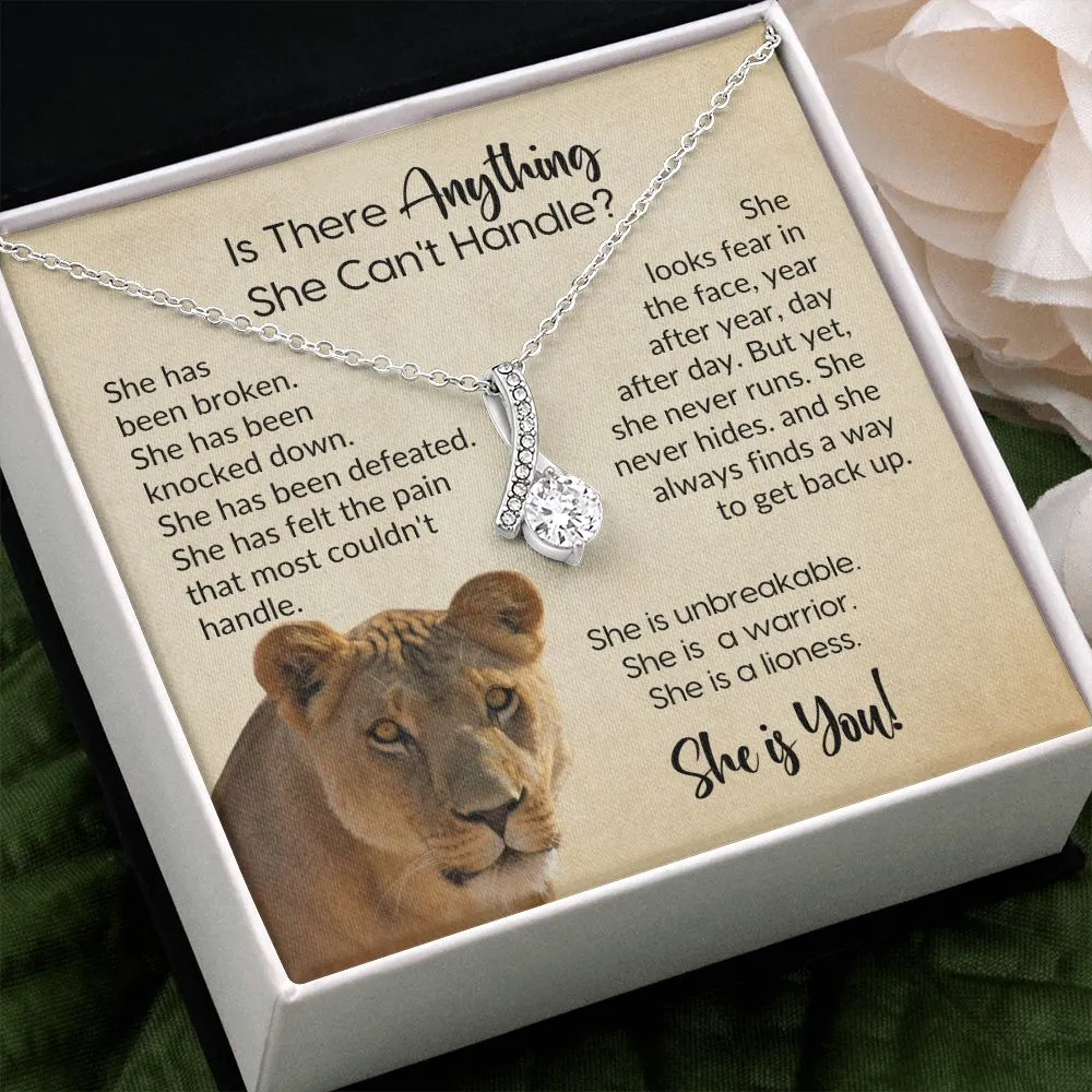She Has Been Broken | She is a Lioness | Alluring Beauty Necklace