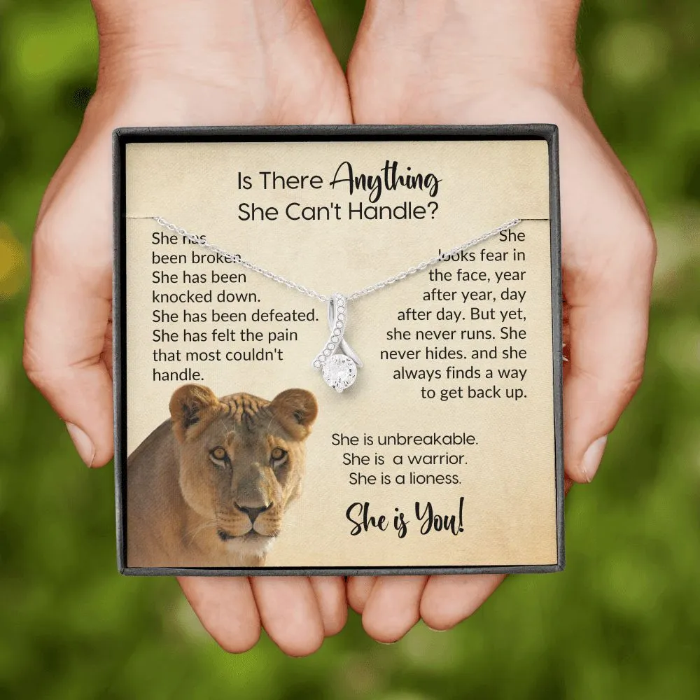 She Has Been Broken | She is a Lioness | Alluring Beauty Necklace