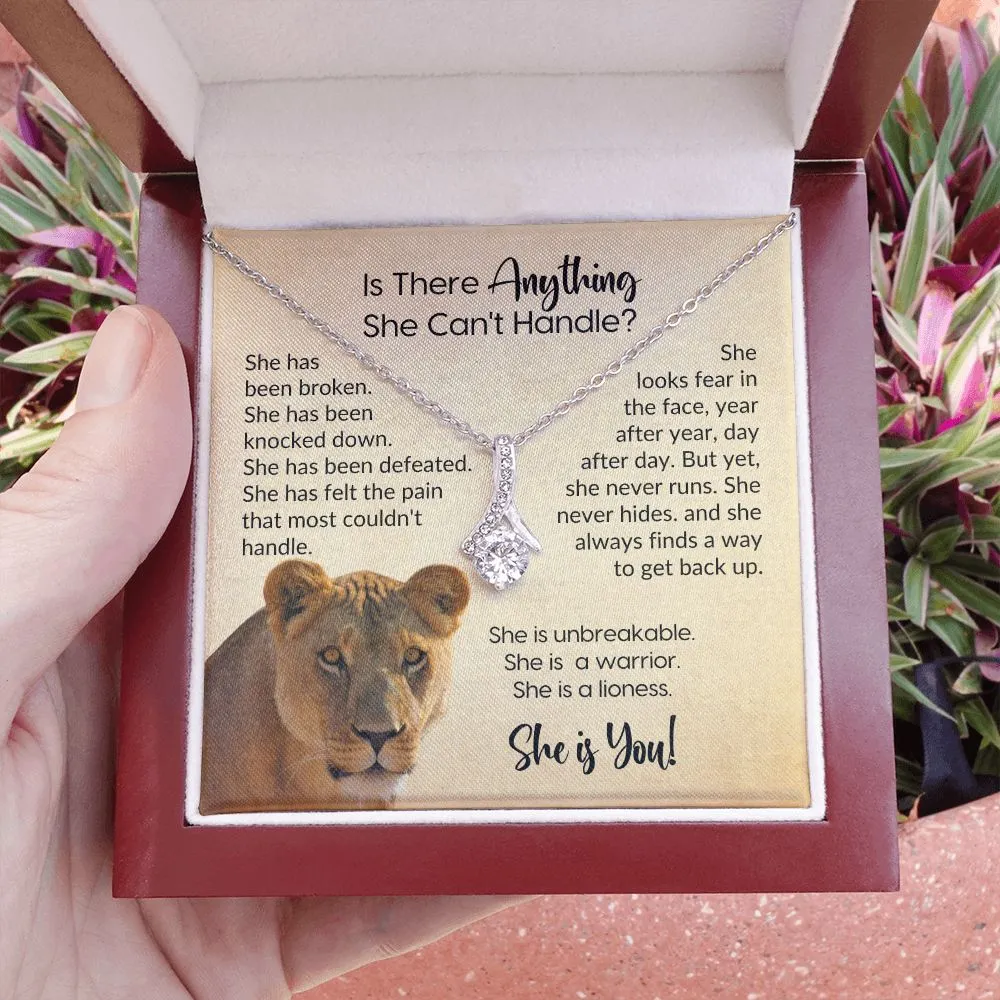 She Has Been Broken | She is a Lioness | Alluring Beauty Necklace