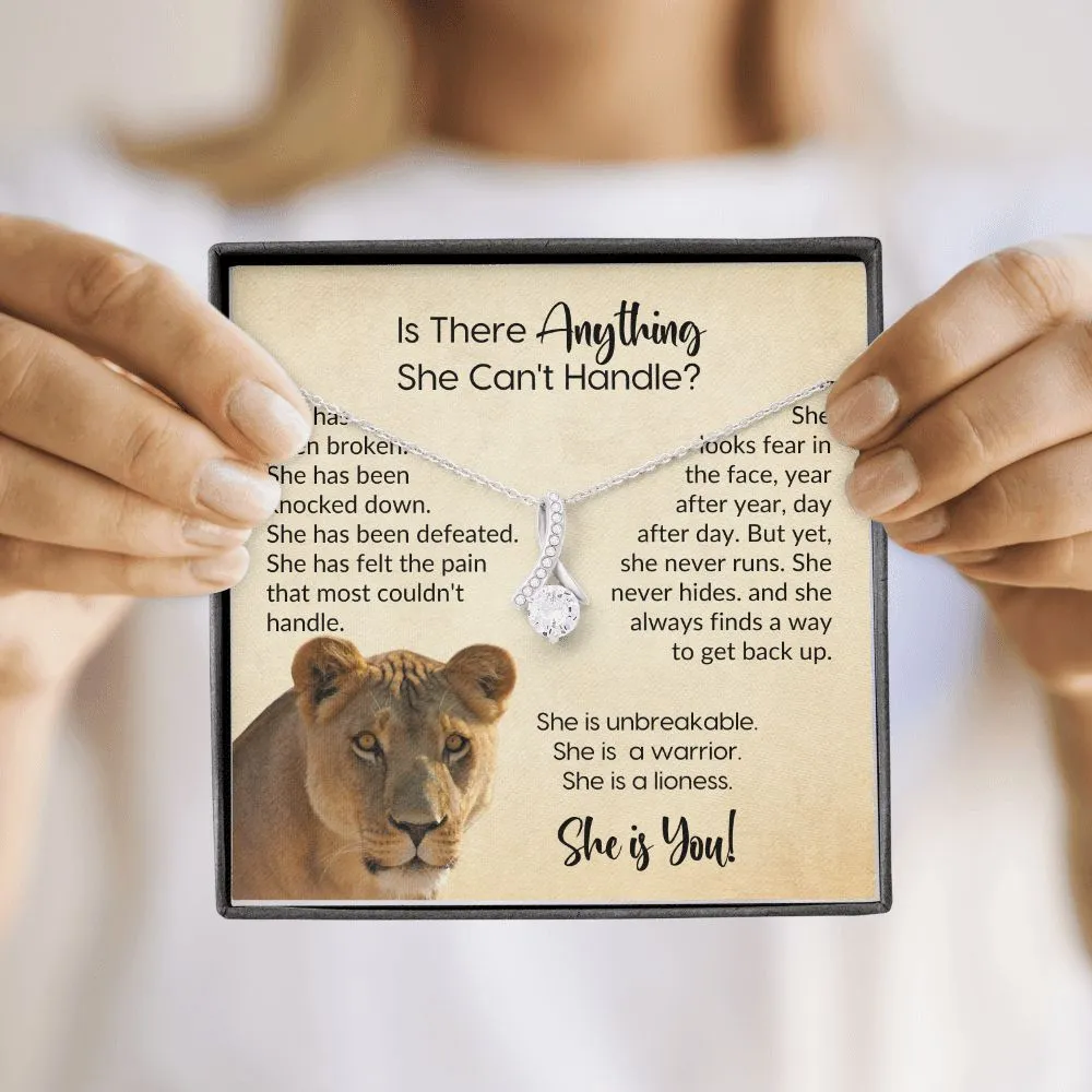 She Has Been Broken | She is a Lioness | Alluring Beauty Necklace