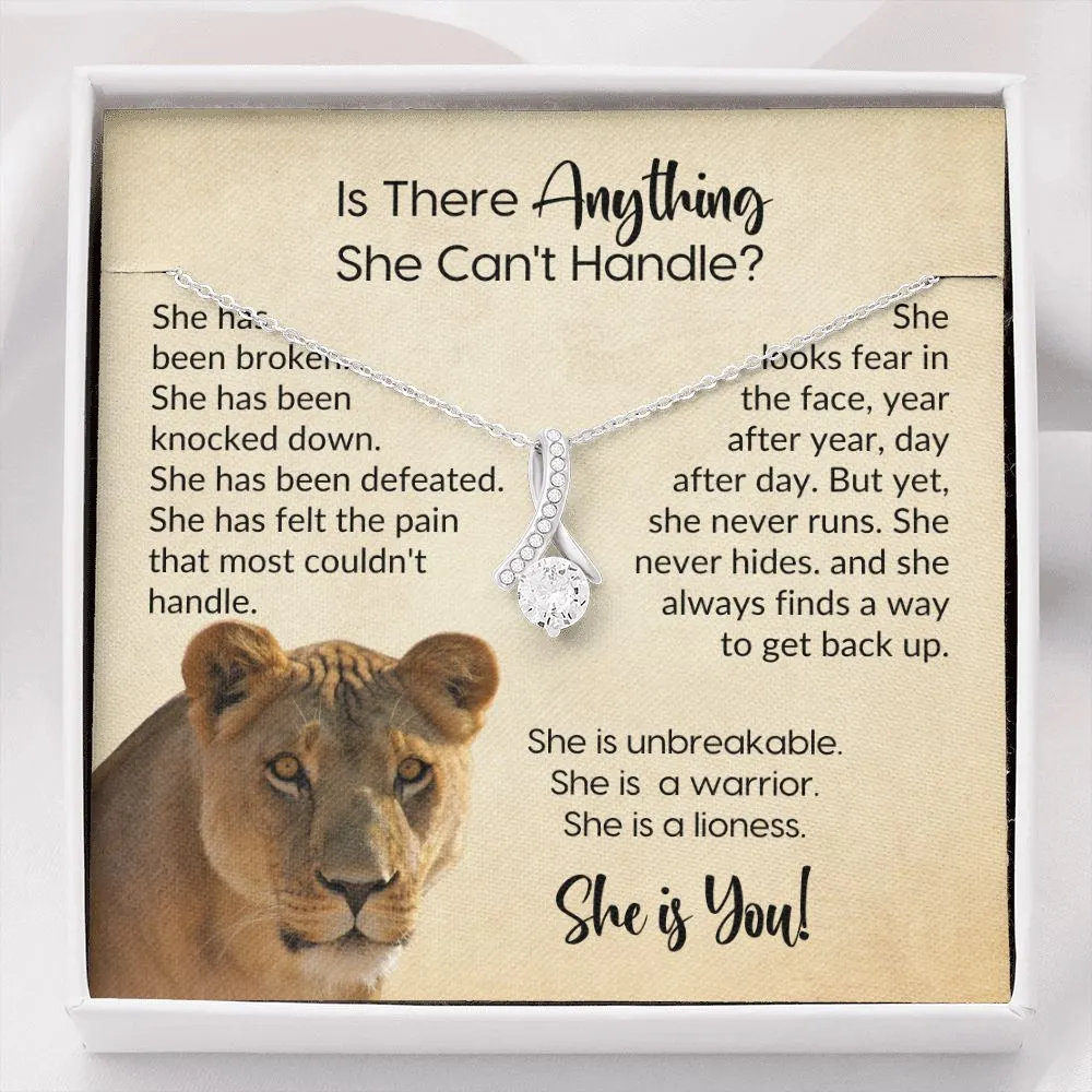 She Has Been Broken | She is a Lioness | Alluring Beauty Necklace