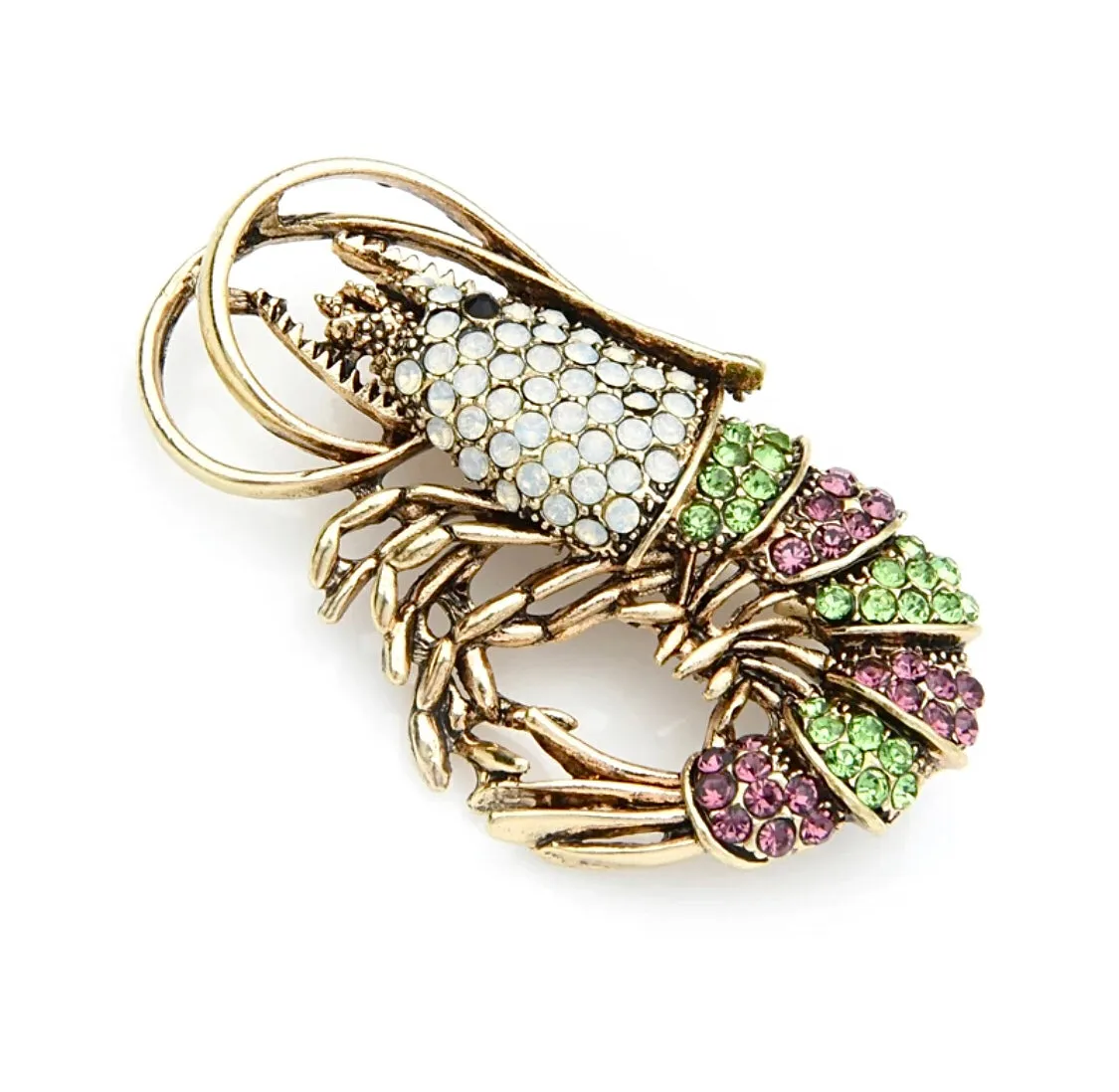 Shrimp Brooch
