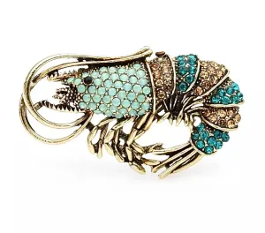 Shrimp Brooch