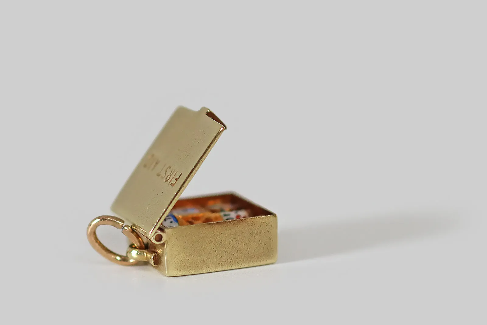 Sloan & Co. First Aid Box Enamel Charm